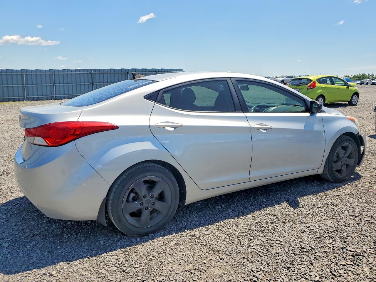2012 Hyundai Elantra Gls Silver vin: 5NPDH4AEXCH138633