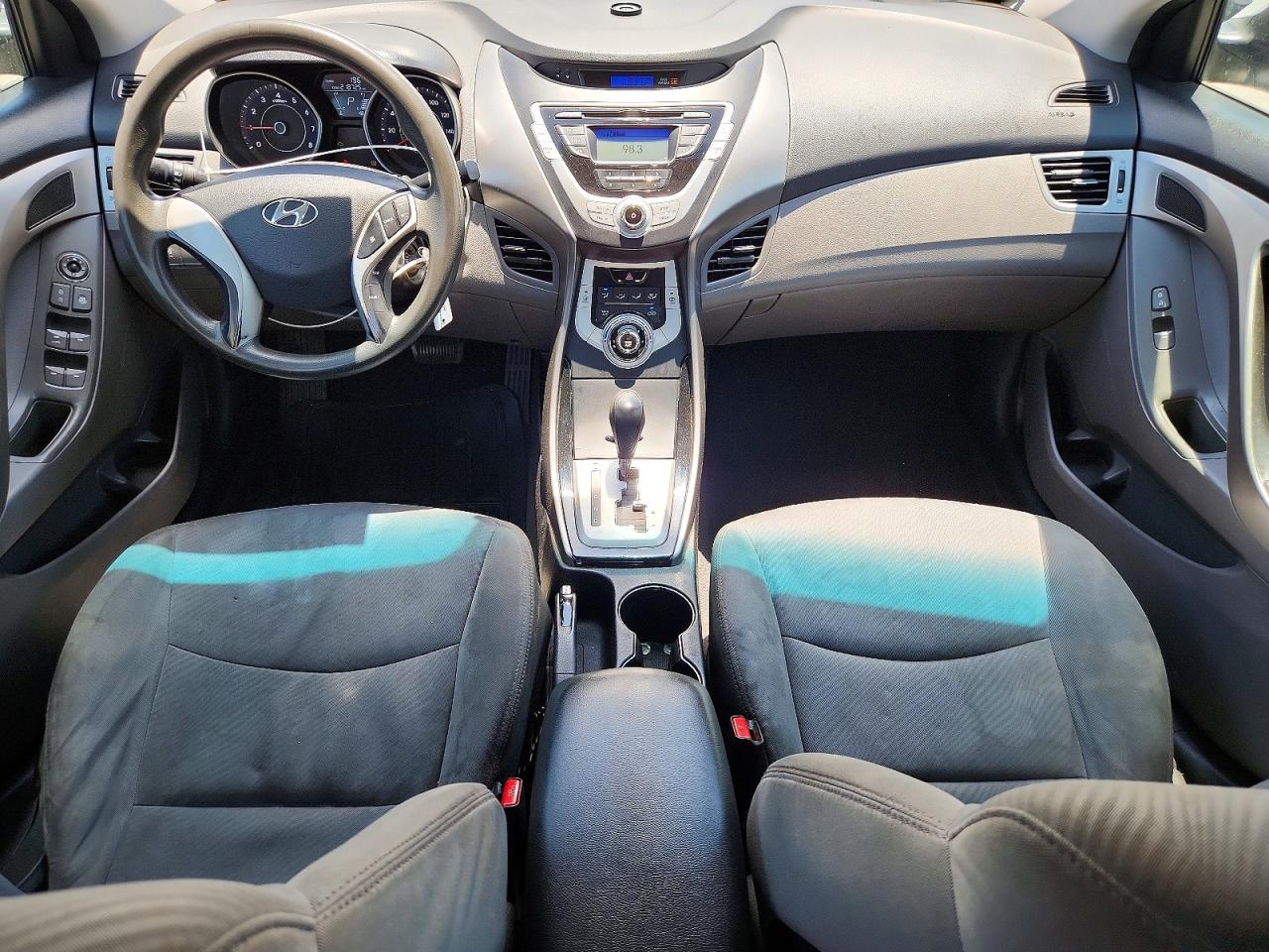 2012 Hyundai Elantra Gls Silver vin: 5NPDH4AEXCH140477