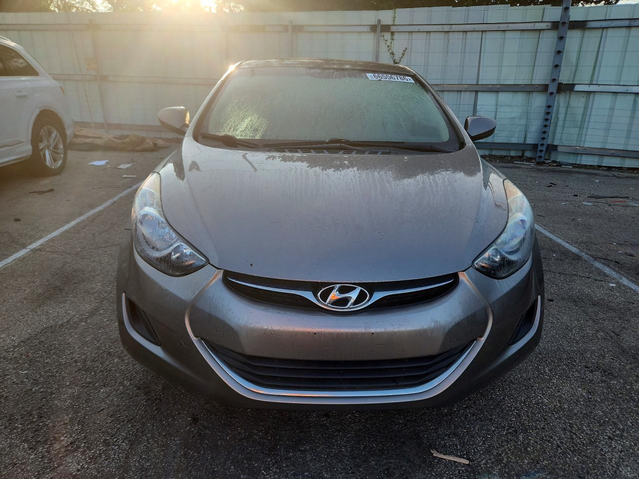2012 Hyundai Elantra Gls Silver vin: 5NPDH4AEXCH147509