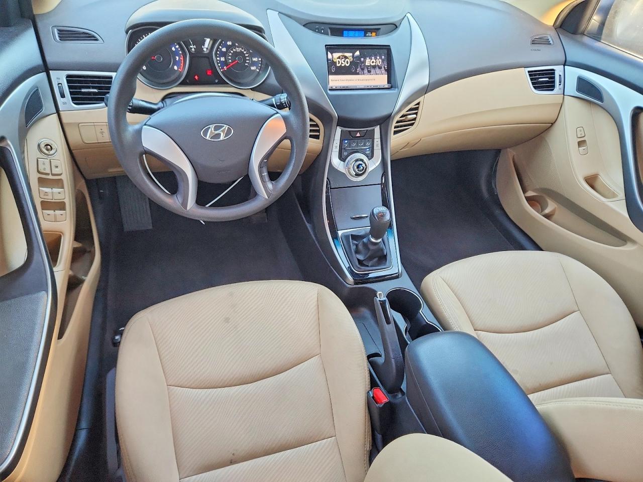 2012 Hyundai Elantra Gls Silver vin: 5NPDH4AEXCH147509