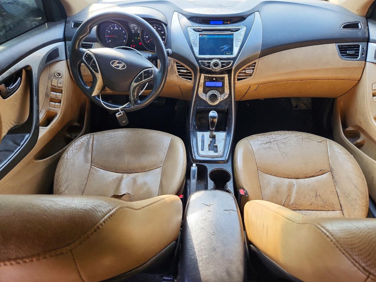 2013 Hyundai Elantra Limited Белый vin: 5NPDH4AEXDH151741
