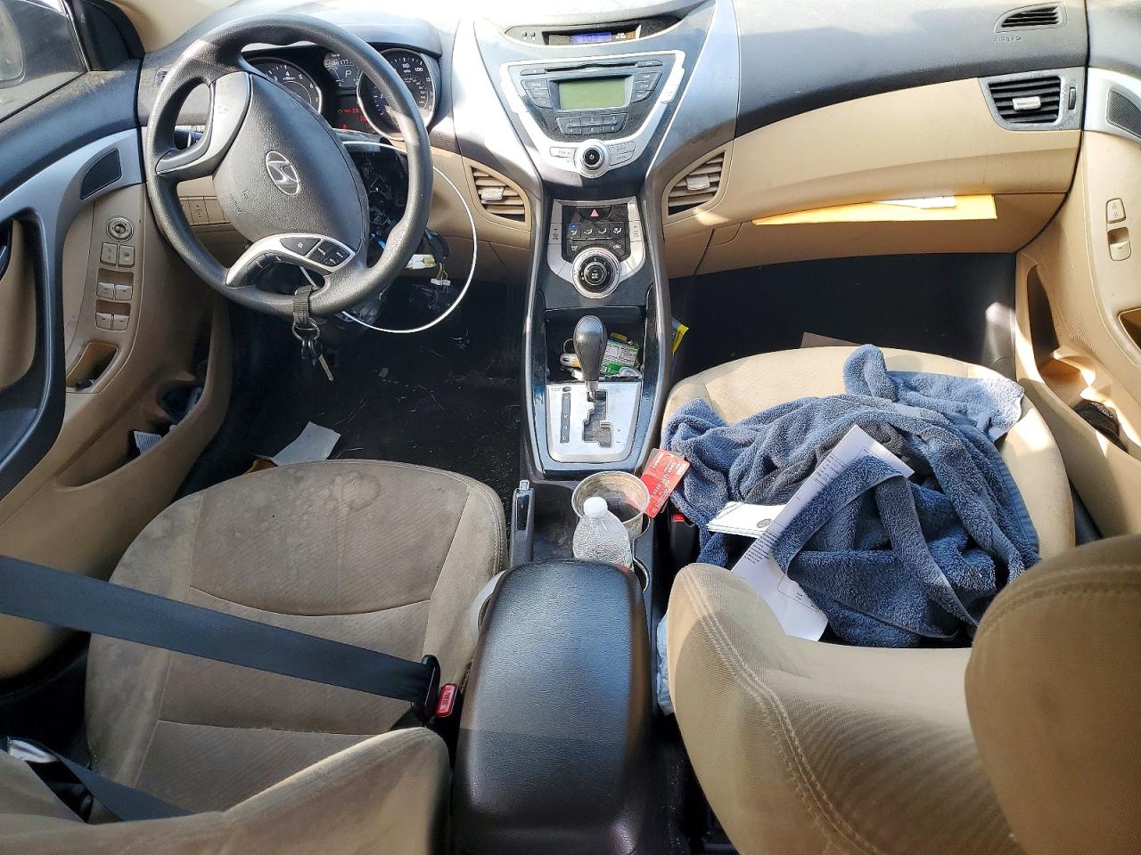 2013 Hyundai Elantra Gls Черный vin: 5NPDH4AEXDH159869