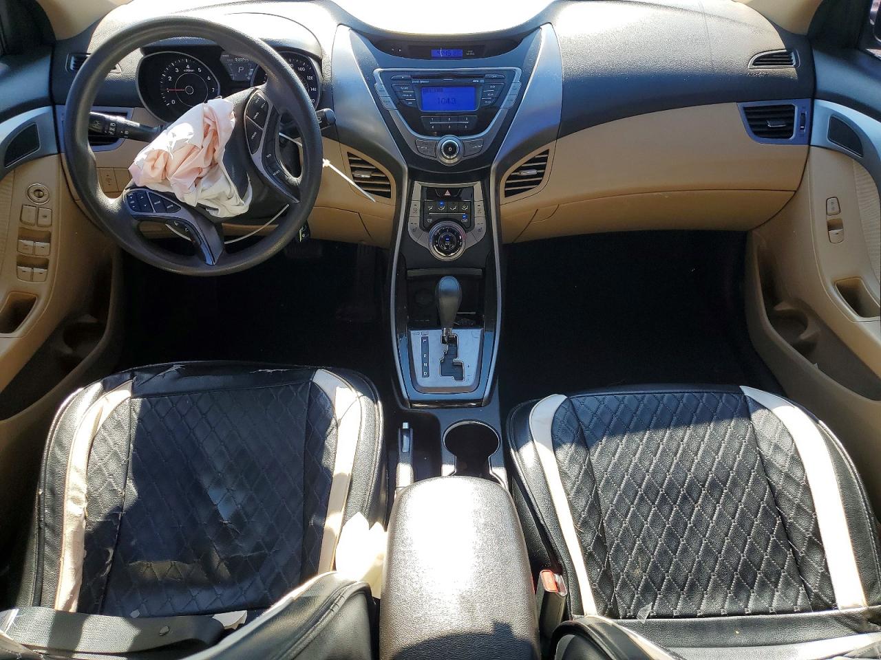 2013 Hyundai Elantra Gls Белый vin: 5NPDH4AEXDH168409