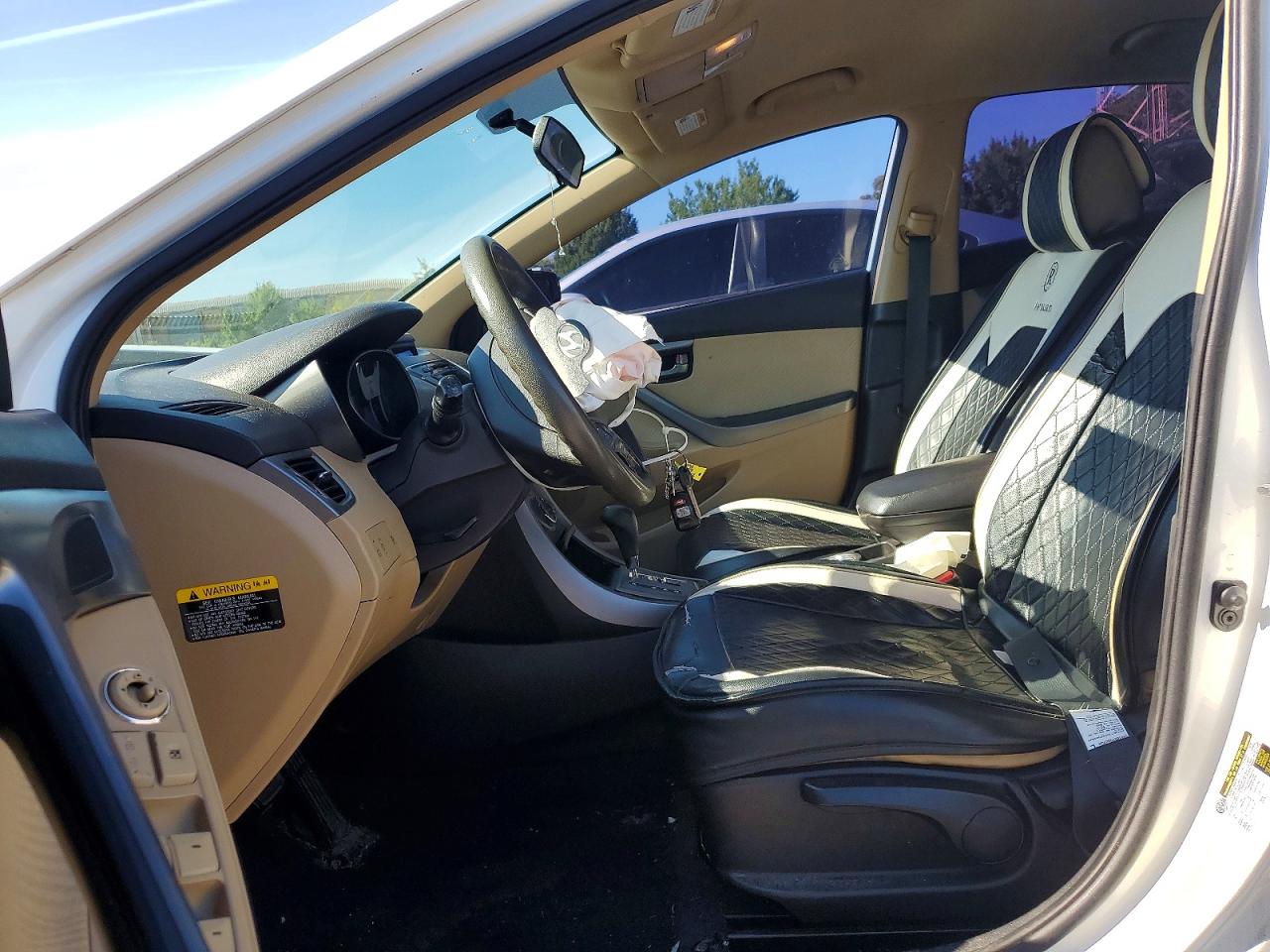 2013 Hyundai Elantra Gls Белый vin: 5NPDH4AEXDH168409