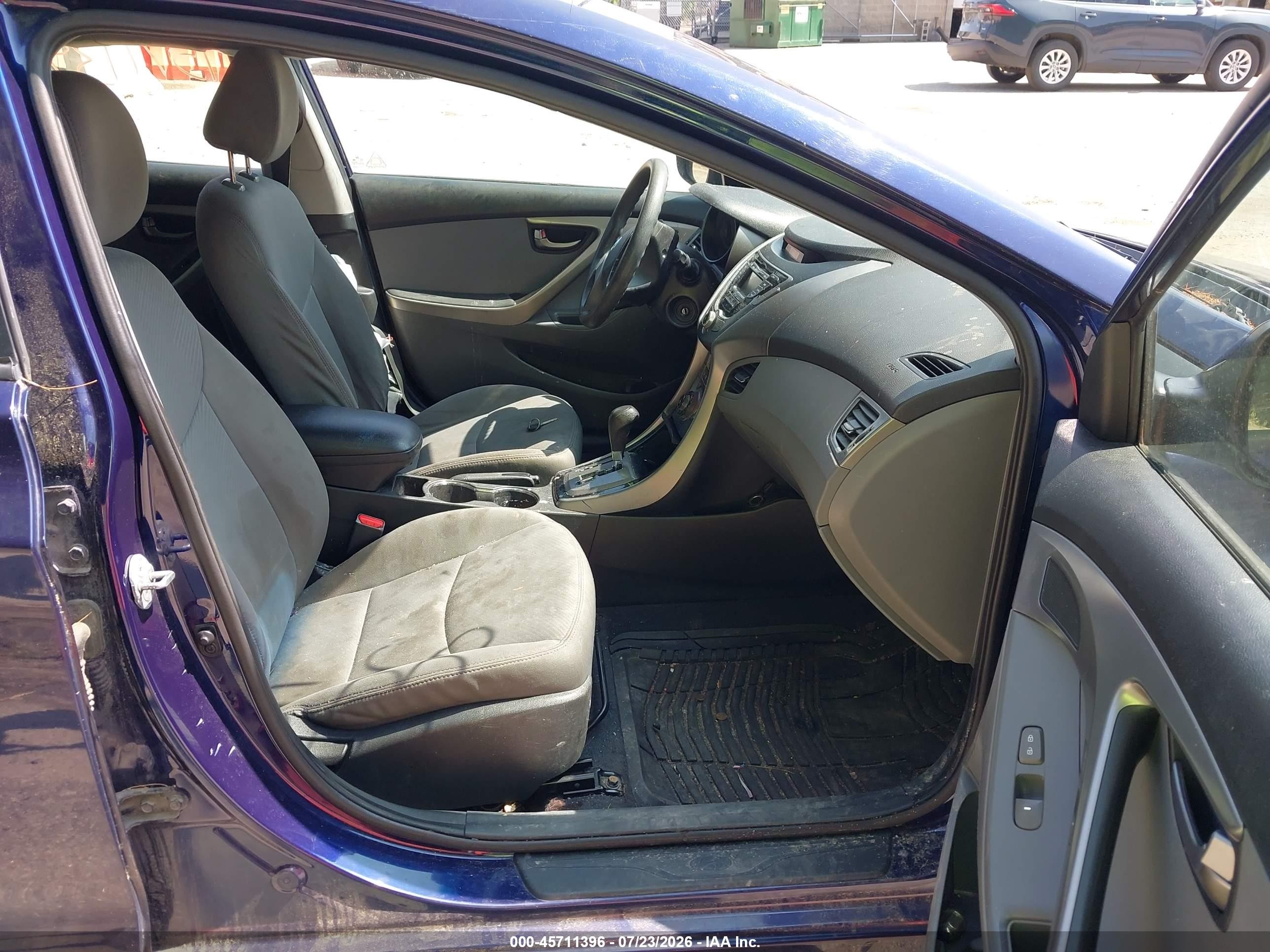 2013 Hyundai Elantra Gls Purple vin: 5NPDH4AEXDH182990