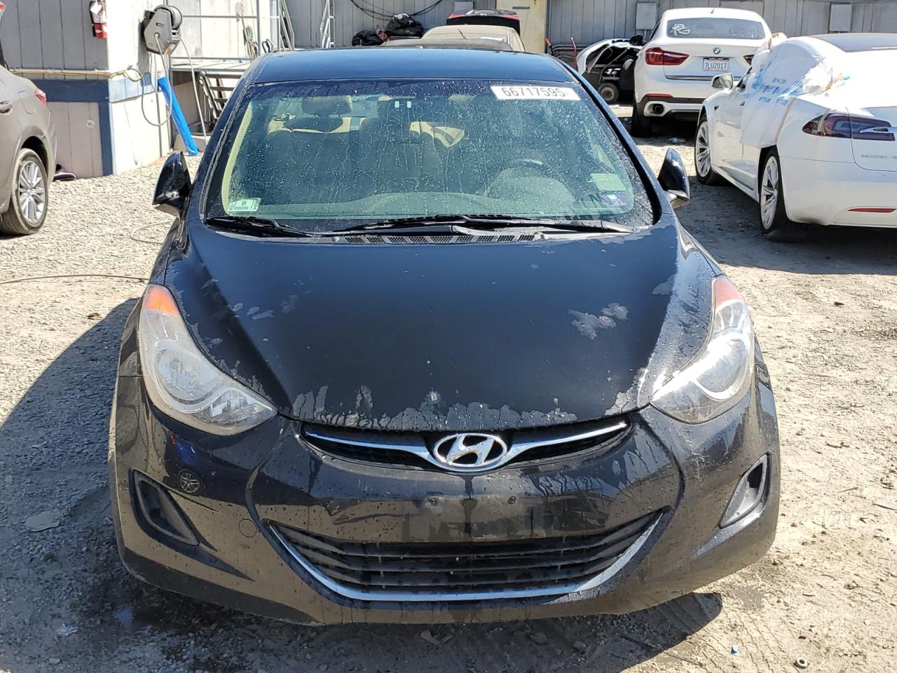 2013 Hyundai Elantra Gls Black vin: 5NPDH4AEXDH198901