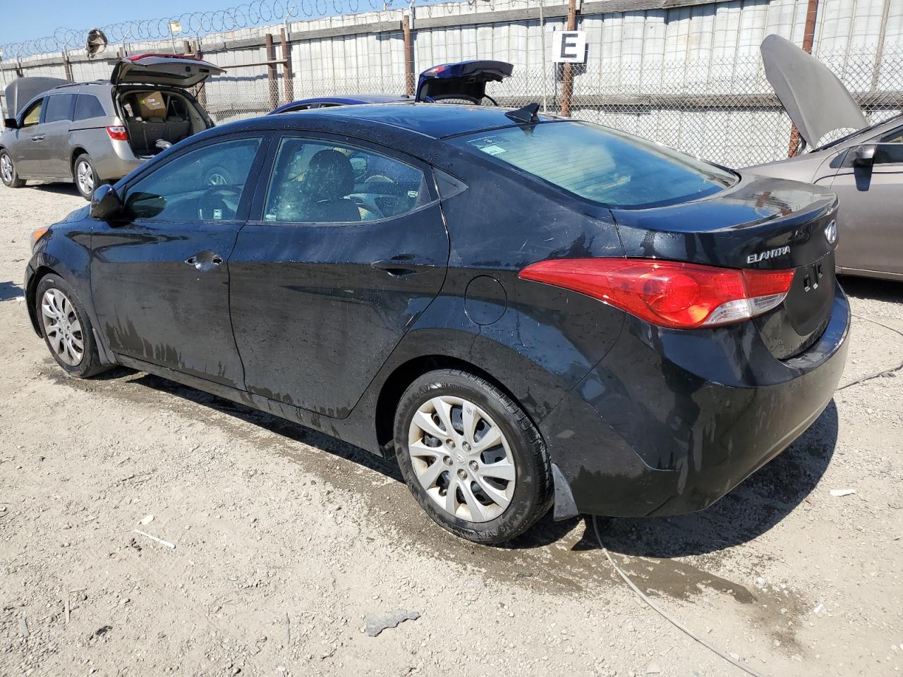 2013 Hyundai Elantra Gls Black vin: 5NPDH4AEXDH198901