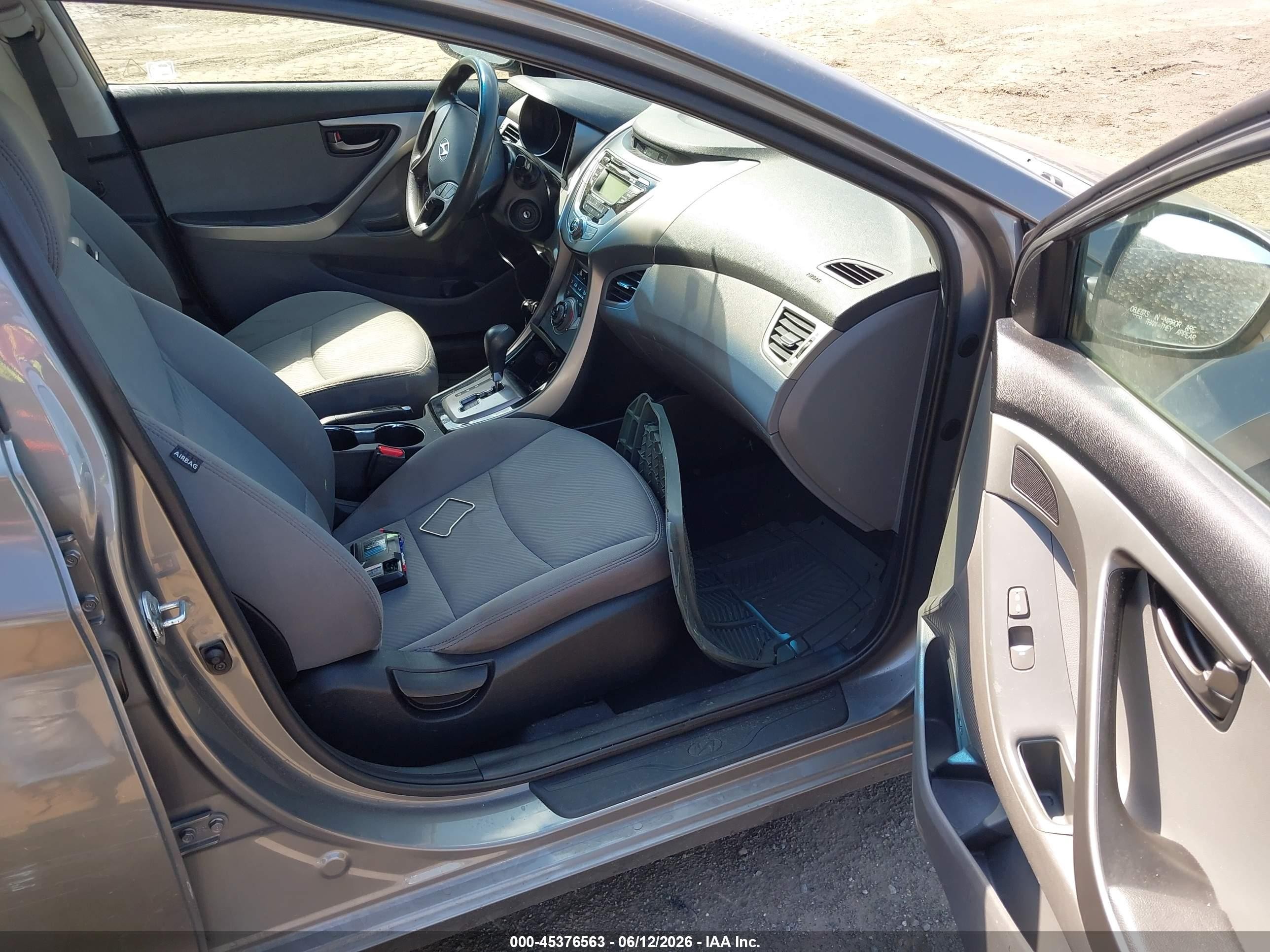2013 Hyundai Elantra Gls Серый vin: 5NPDH4AEXDH202154