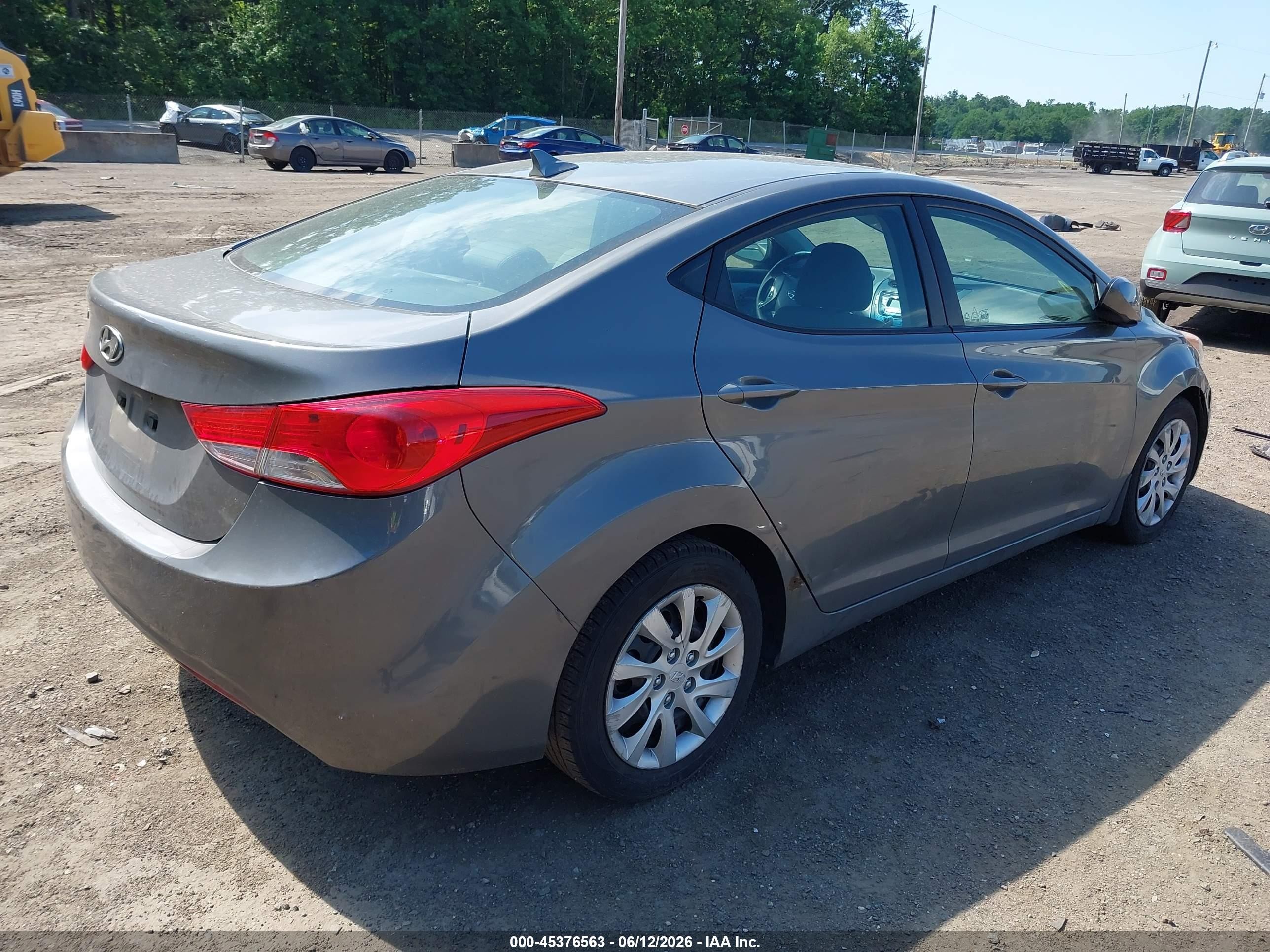 2013 Hyundai Elantra Gls Серый vin: 5NPDH4AEXDH202154