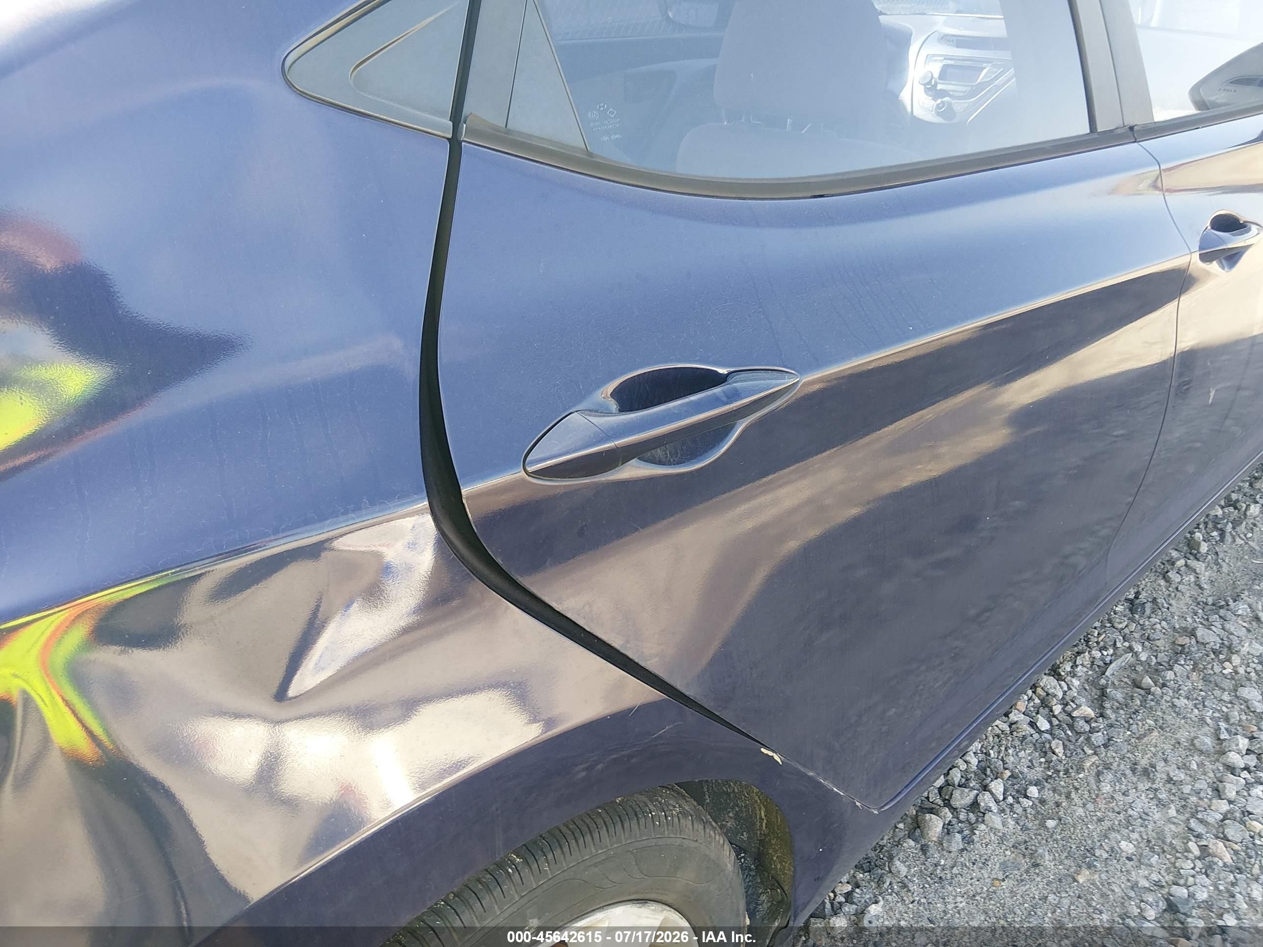 2013 Hyundai Elantra Gls Blue vin: 5NPDH4AEXDH205894