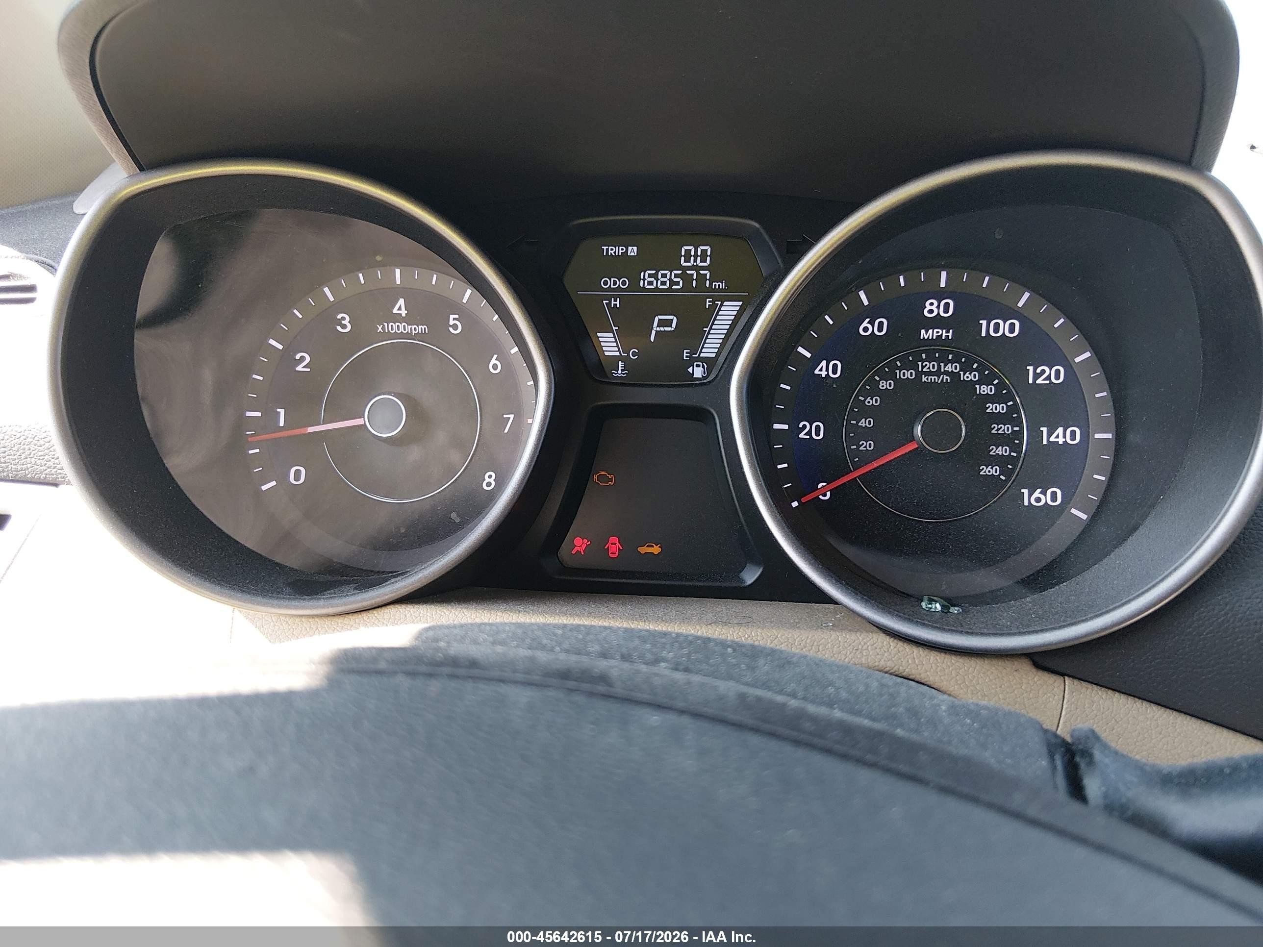 2013 Hyundai Elantra Gls Blue vin: 5NPDH4AEXDH205894