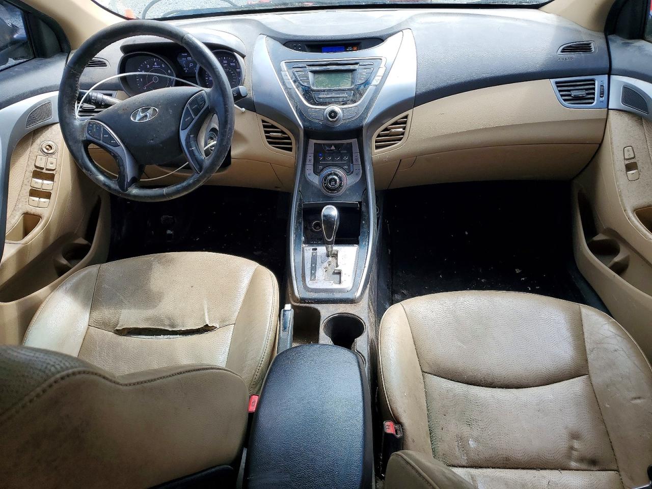 2013 Hyundai Elantra Limited White vin: 5NPDH4AEXDH215941