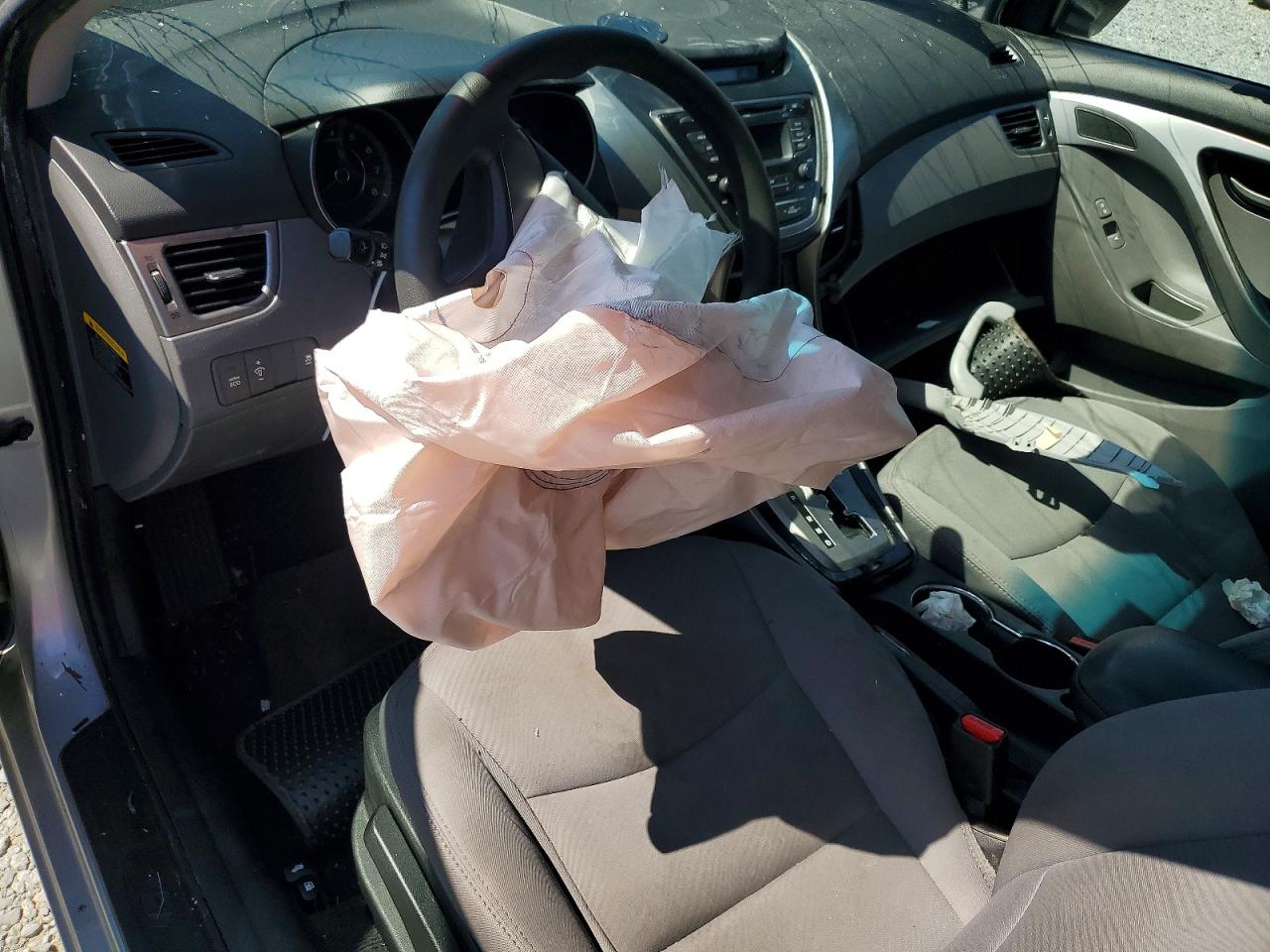 2013 Hyundai Elantra Gls Silver vin: 5NPDH4AEXDH220265