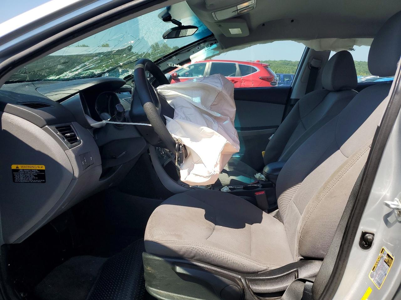 2013 Hyundai Elantra Gls Silver vin: 5NPDH4AEXDH220265