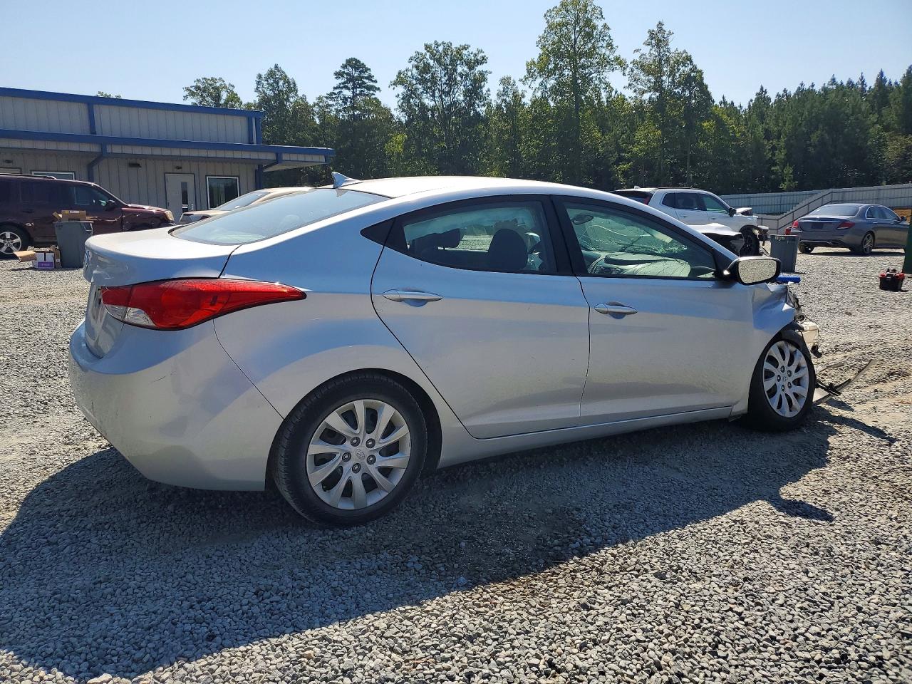 2013 Hyundai Elantra Gls Silver vin: 5NPDH4AEXDH220265