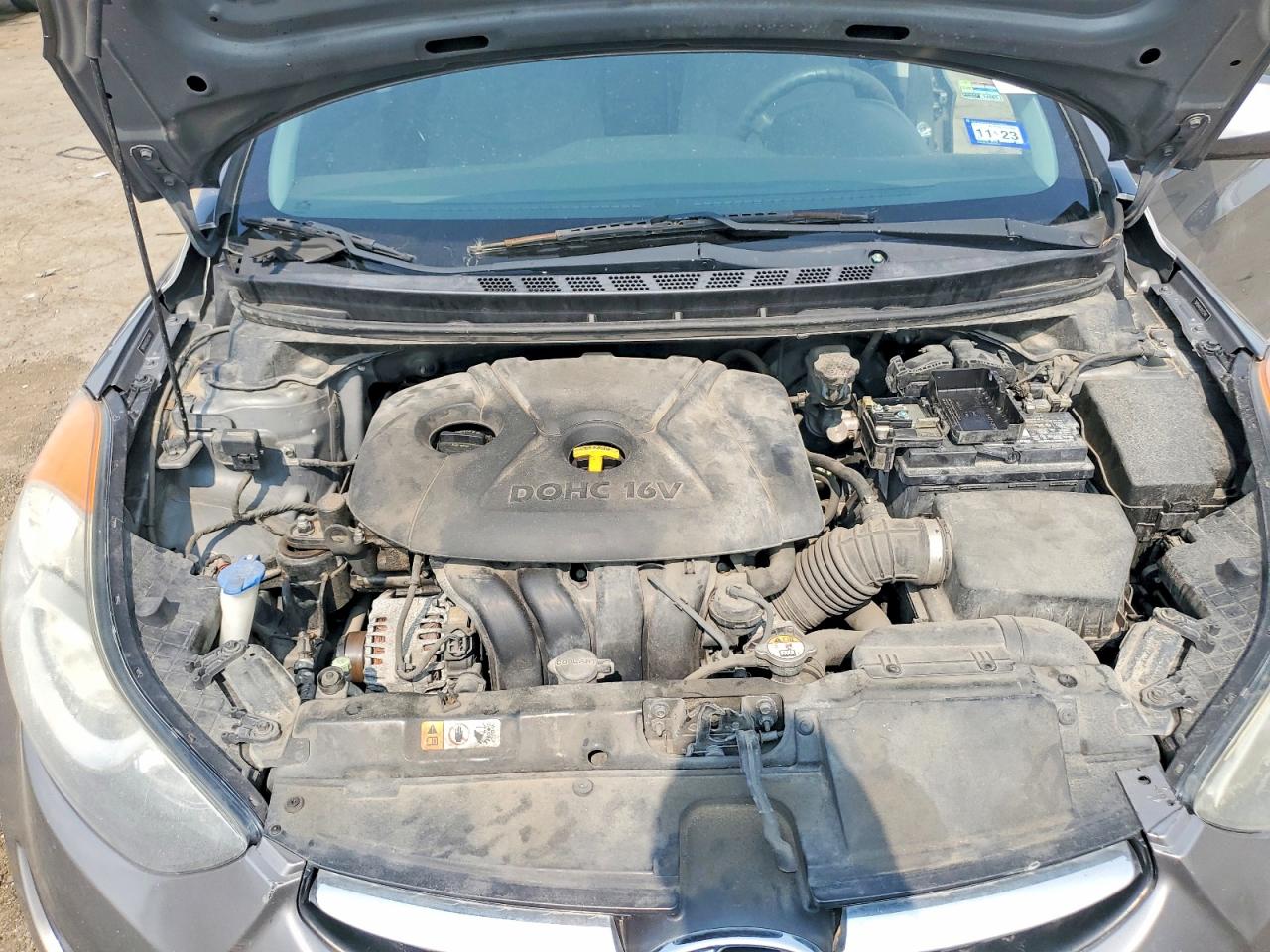 2013 Hyundai Elantra Gls Silver vin: 5NPDH4AEXDH231461