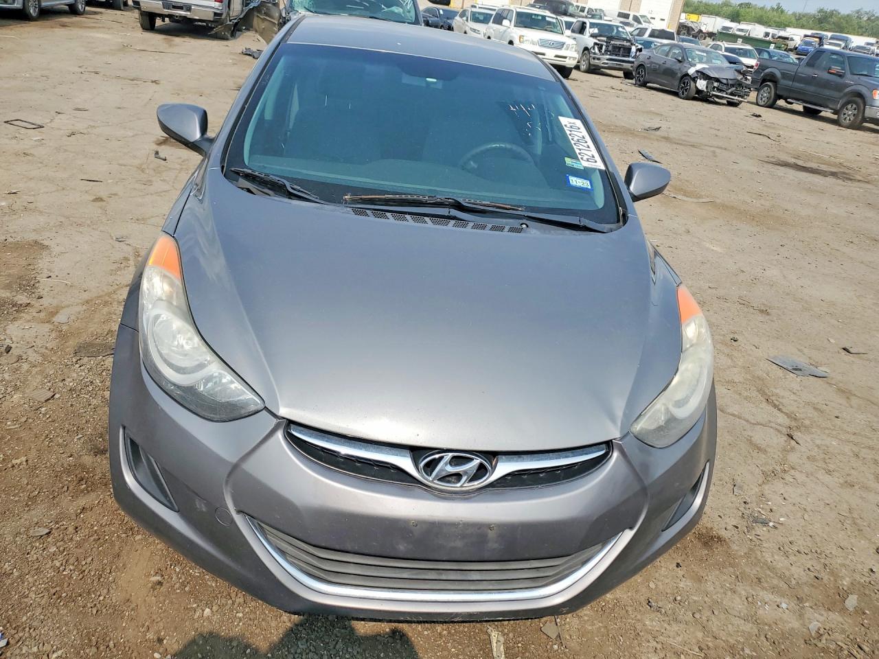 2013 Hyundai Elantra Gls Silver vin: 5NPDH4AEXDH231461