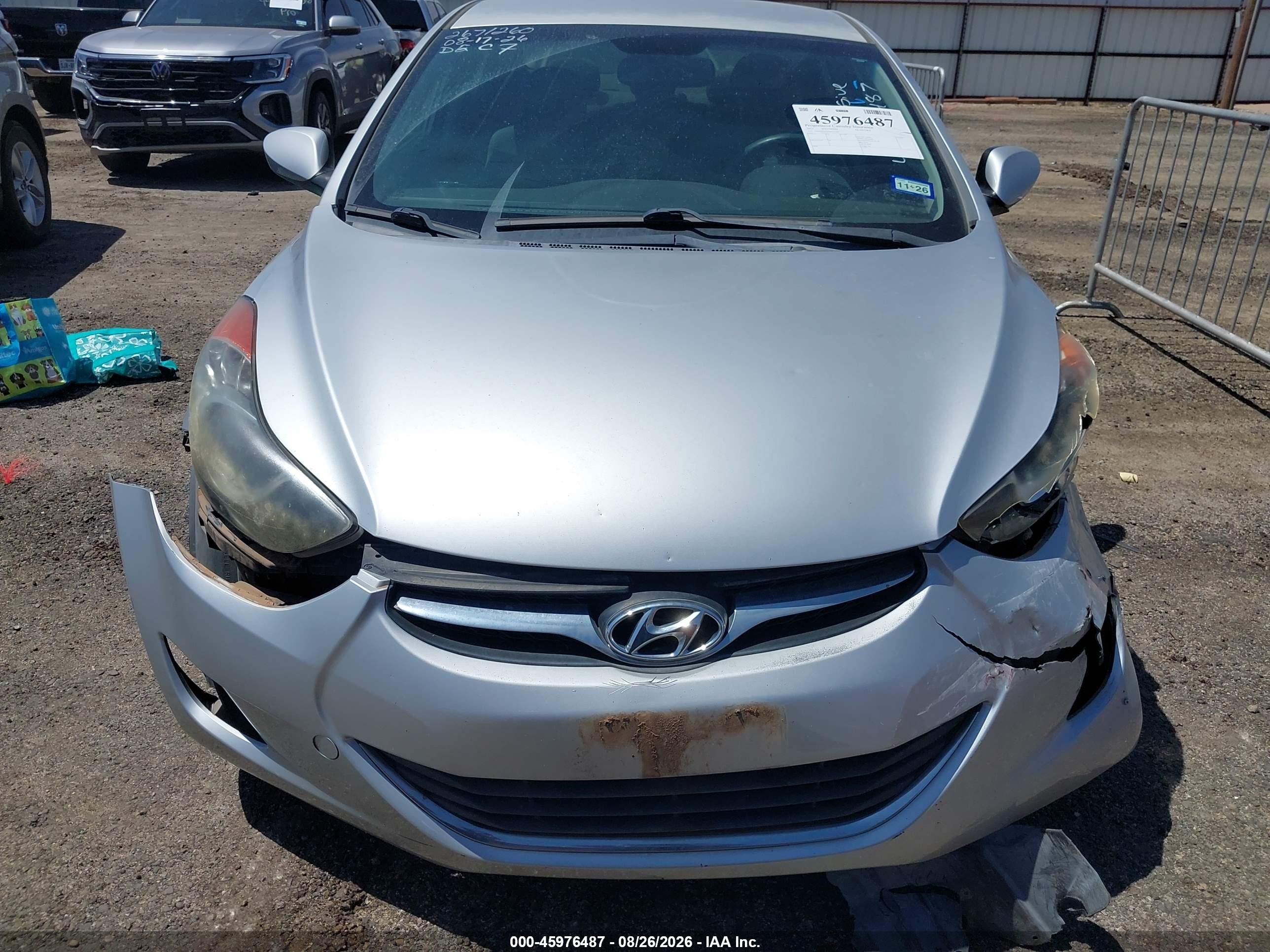 2013 Hyundai Elantra Gls Серебряный vin: 5NPDH4AEXDH237261