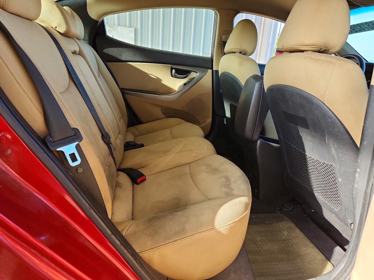 2013 Hyundai Elantra Gls Red vin: 5NPDH4AEXDH240967