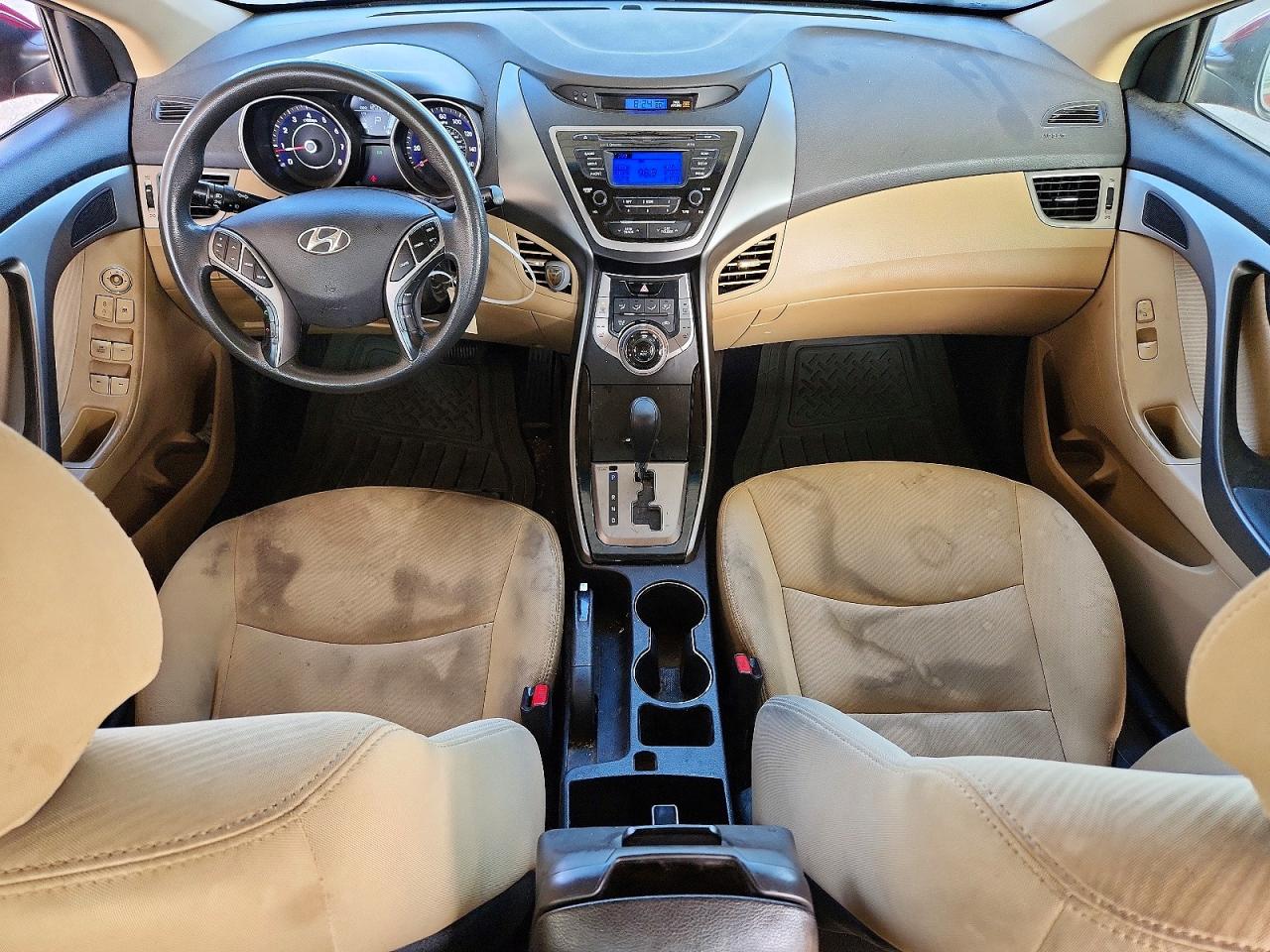 2013 Hyundai Elantra Gls Red vin: 5NPDH4AEXDH240967