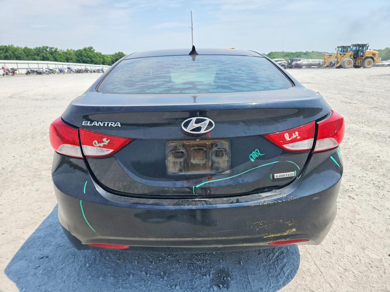 2013 Hyundai Elantra Limited Black vin: 5NPDH4AEXDH241794
