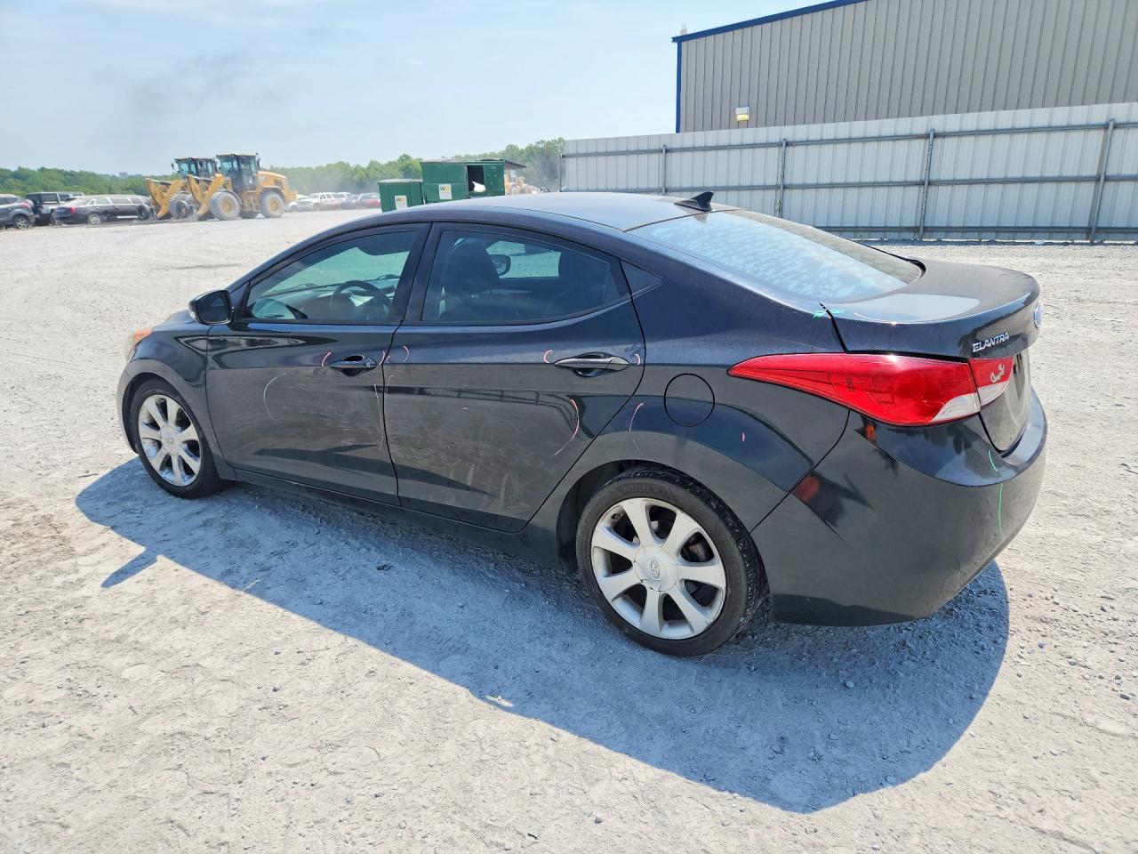 2013 Hyundai Elantra Limited Black vin: 5NPDH4AEXDH241794