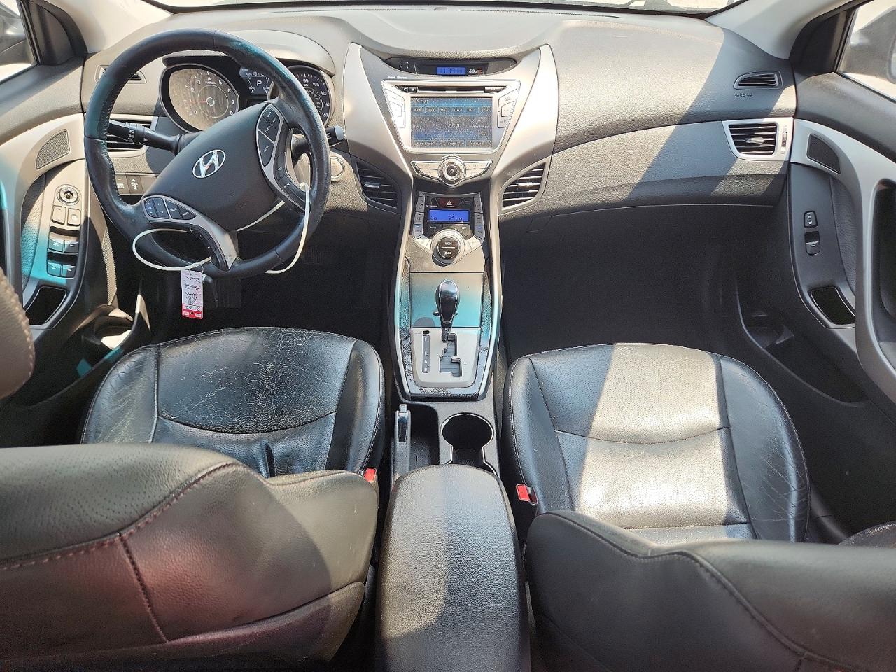 2013 Hyundai Elantra Limited Black vin: 5NPDH4AEXDH241794