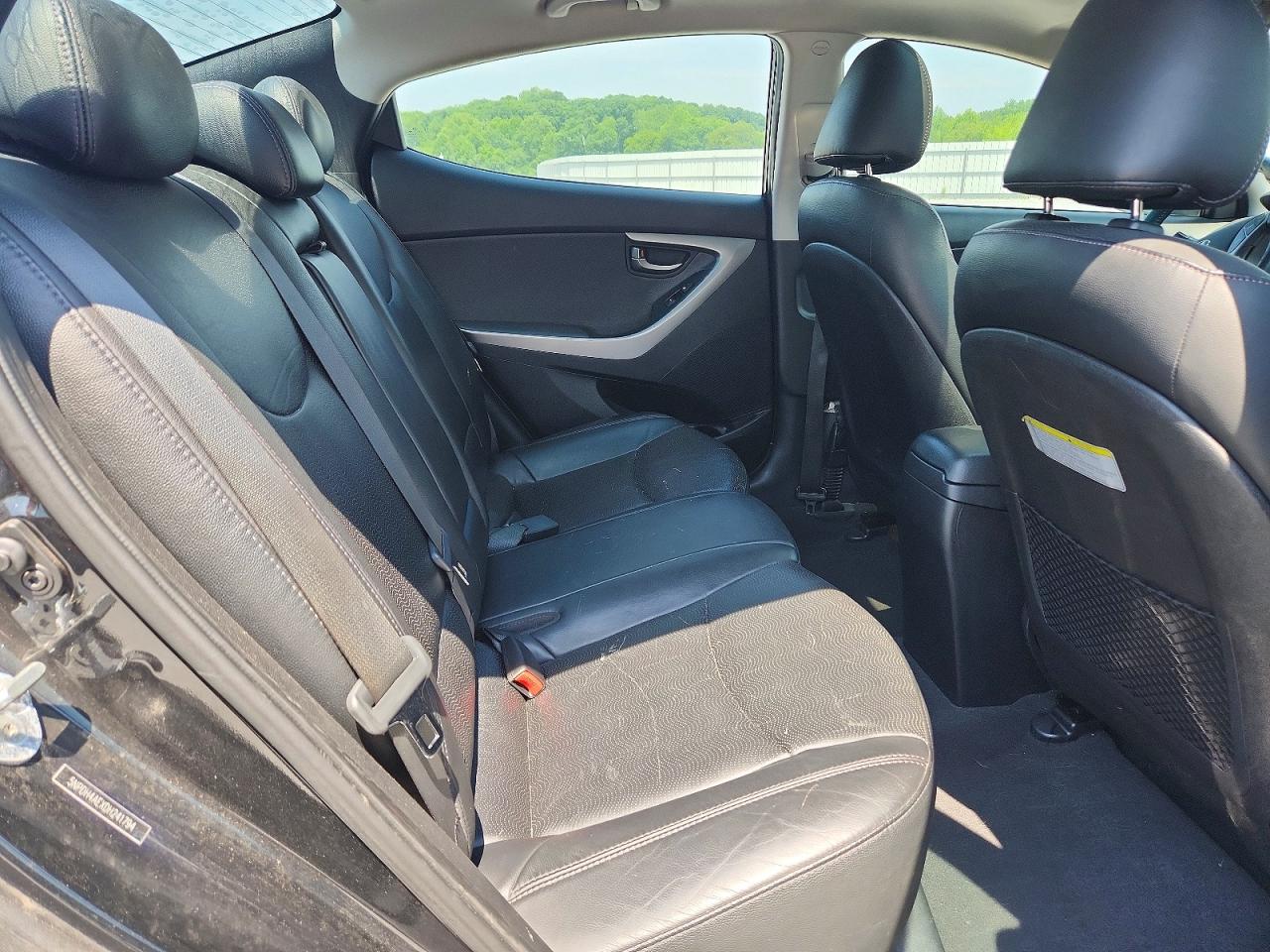 2013 Hyundai Elantra Limited Black vin: 5NPDH4AEXDH241794