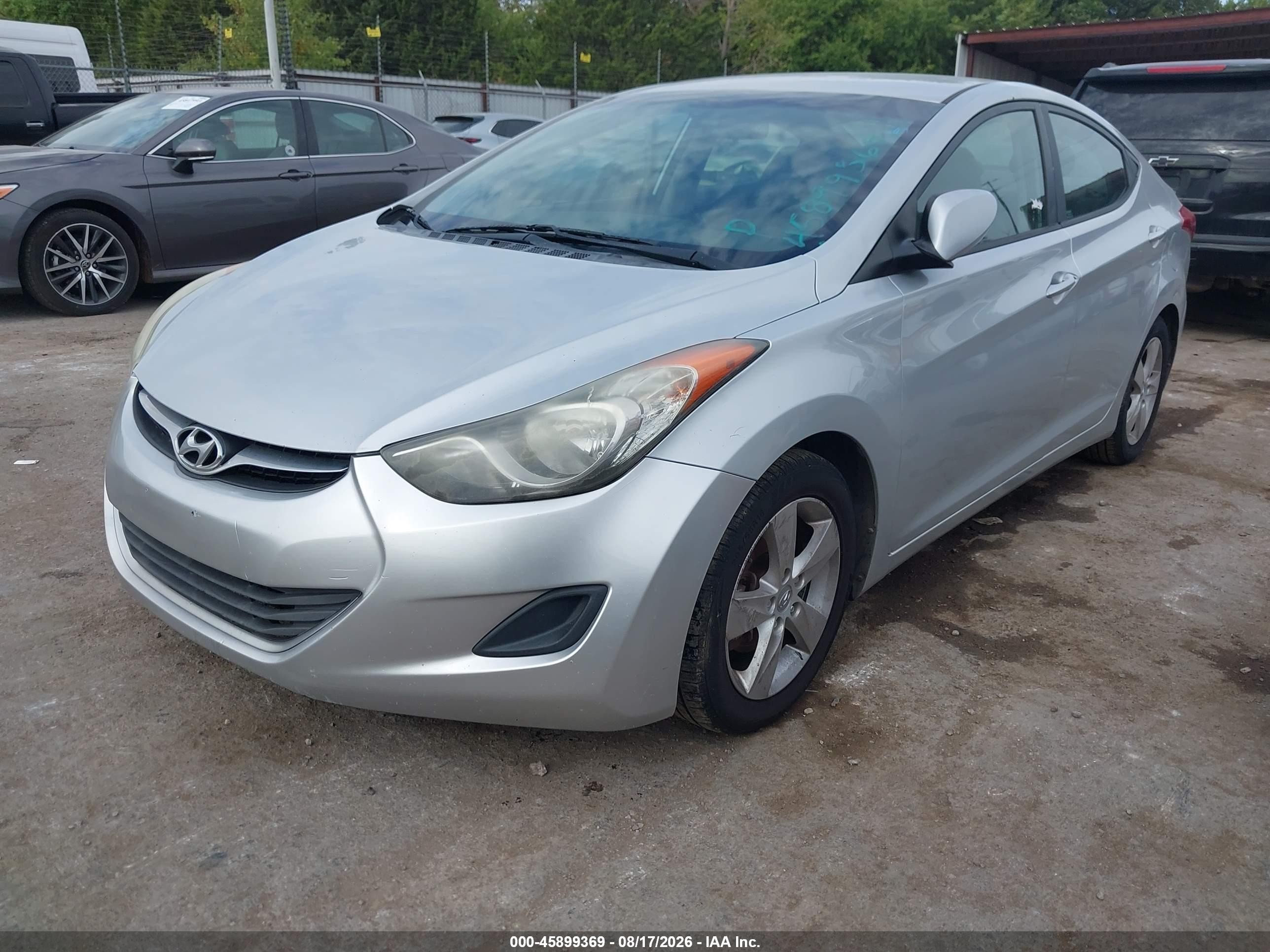 2013 Hyundai Elantra Gls Silver vin: 5NPDH4AEXDH247126