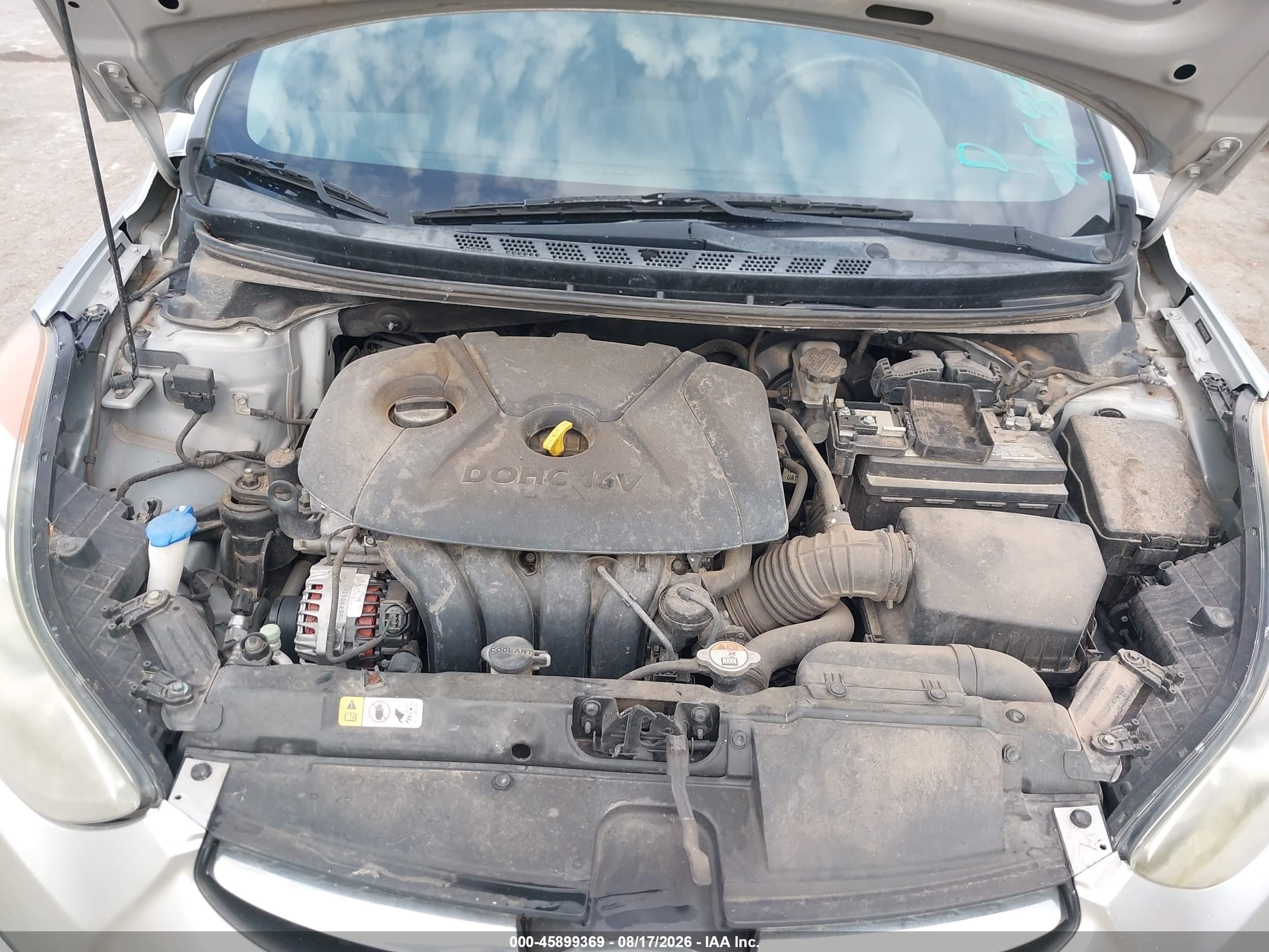 2013 Hyundai Elantra Gls Silver vin: 5NPDH4AEXDH247126