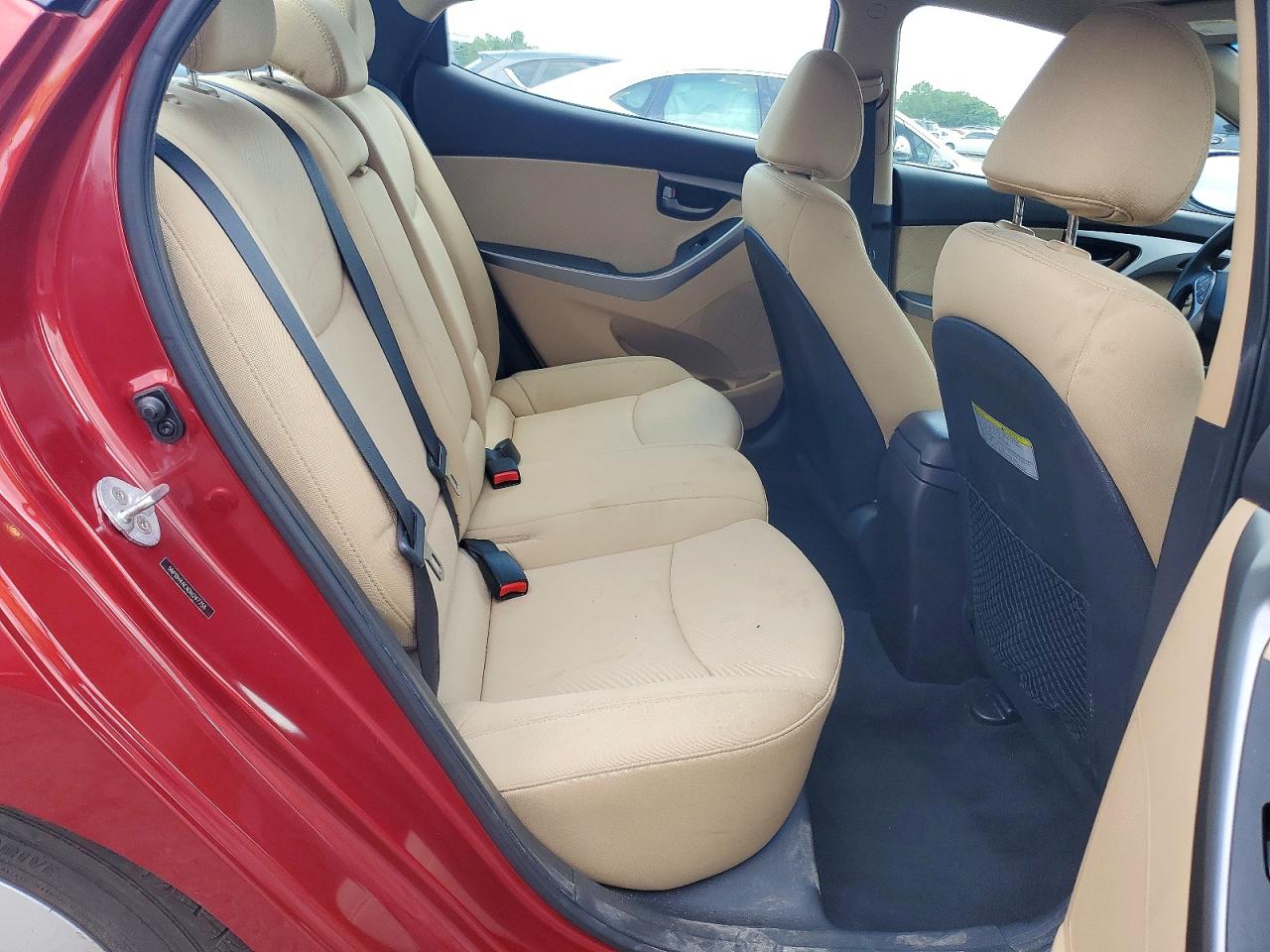 2013 Hyundai Elantra Gls Burgundy vin: 5NPDH4AEXDH247756