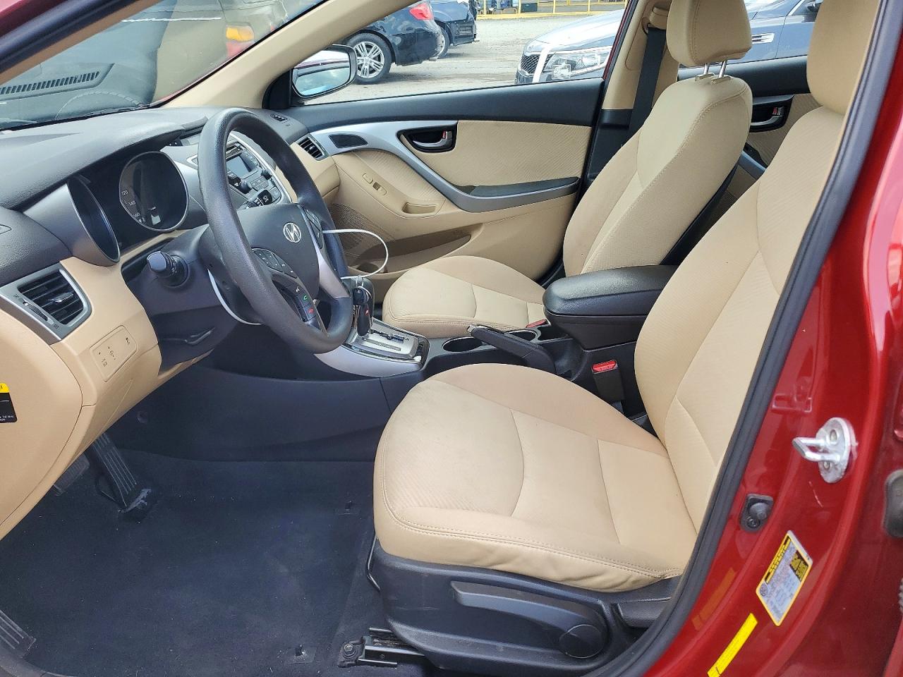 2013 Hyundai Elantra Gls Burgundy vin: 5NPDH4AEXDH247756