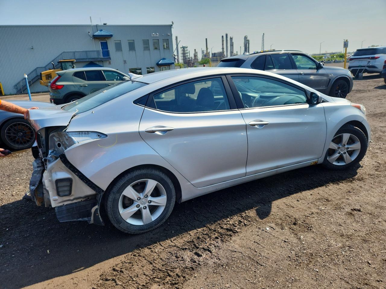 2013 Hyundai Elantra Gls Серый vin: 5NPDH4AEXDH250057