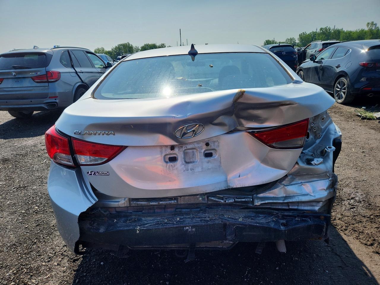 2013 Hyundai Elantra Gls Серый vin: 5NPDH4AEXDH250057