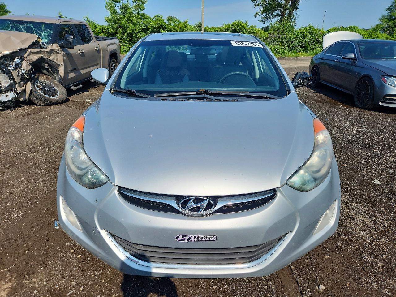 2013 Hyundai Elantra Gls Серый vin: 5NPDH4AEXDH250057