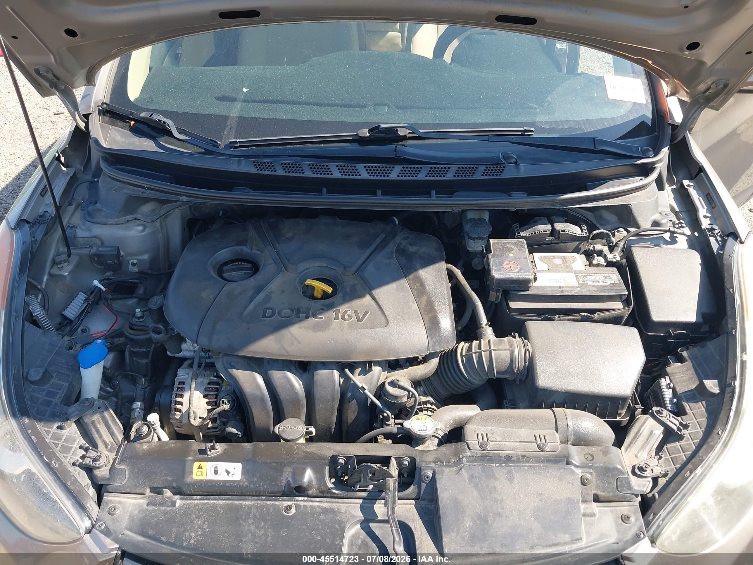2013 Hyundai Elantra Limited Gray vin: 5NPDH4AEXDH253962