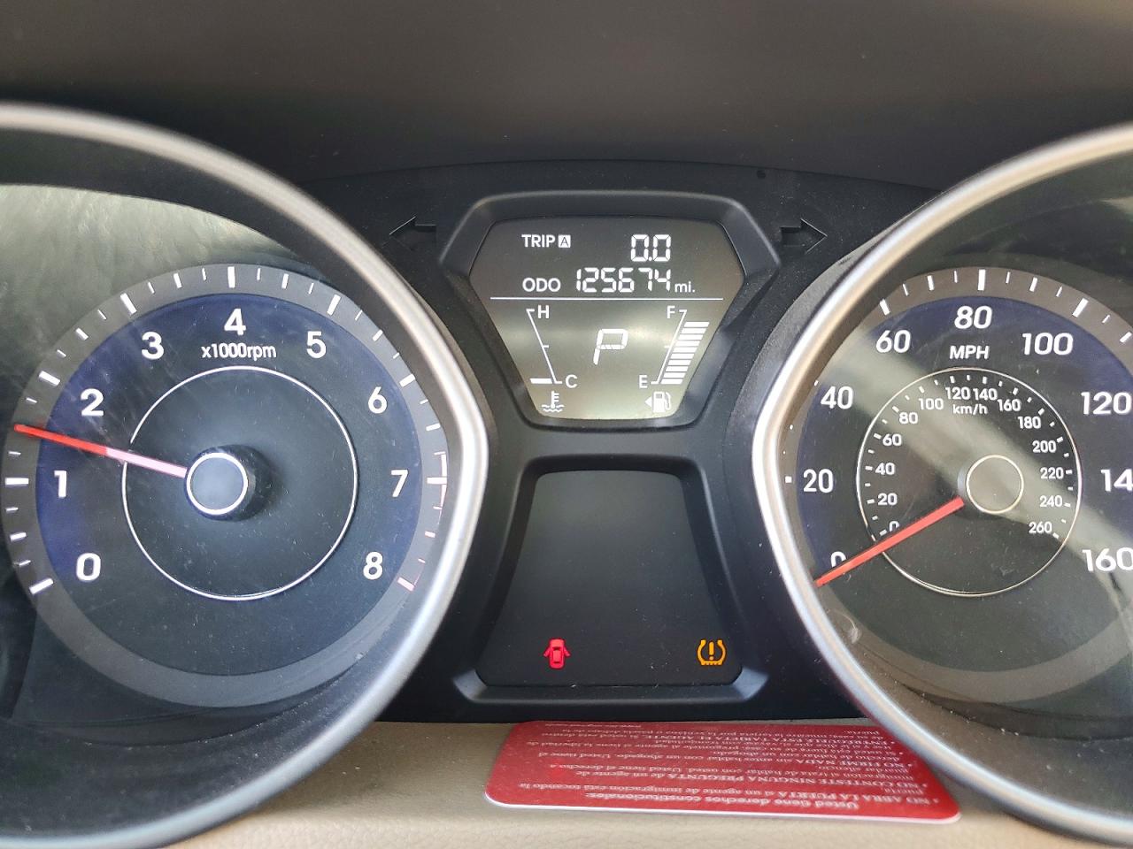 2013 Hyundai Elantra Gls Red vin: 5NPDH4AEXDH254187