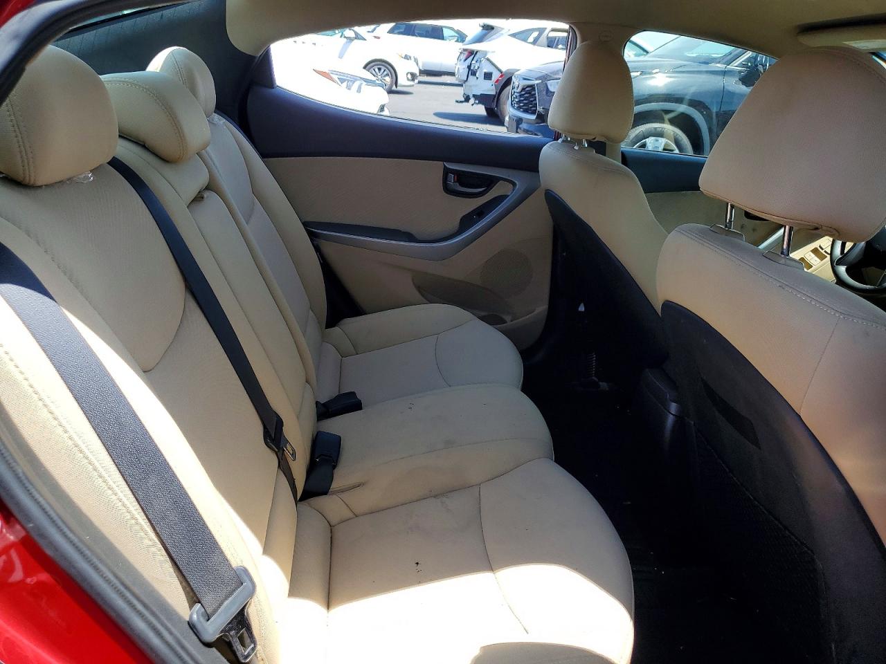 2013 Hyundai Elantra Gls Red vin: 5NPDH4AEXDH254187