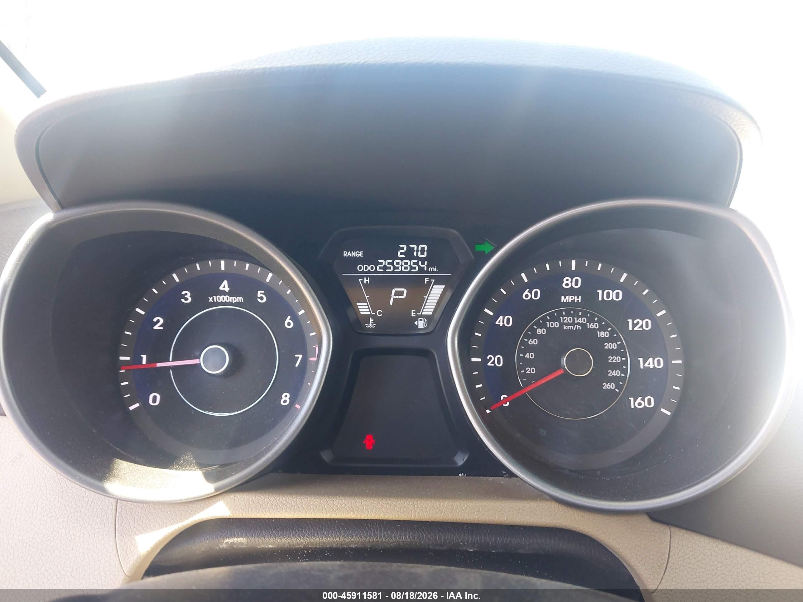 2013 Hyundai Elantra Gls Gray vin: 5NPDH4AEXDH254481