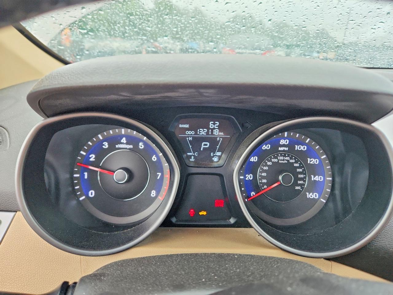 2013 Hyundai Elantra Limited Желто-коричневый vin: 5NPDH4AEXDH259440