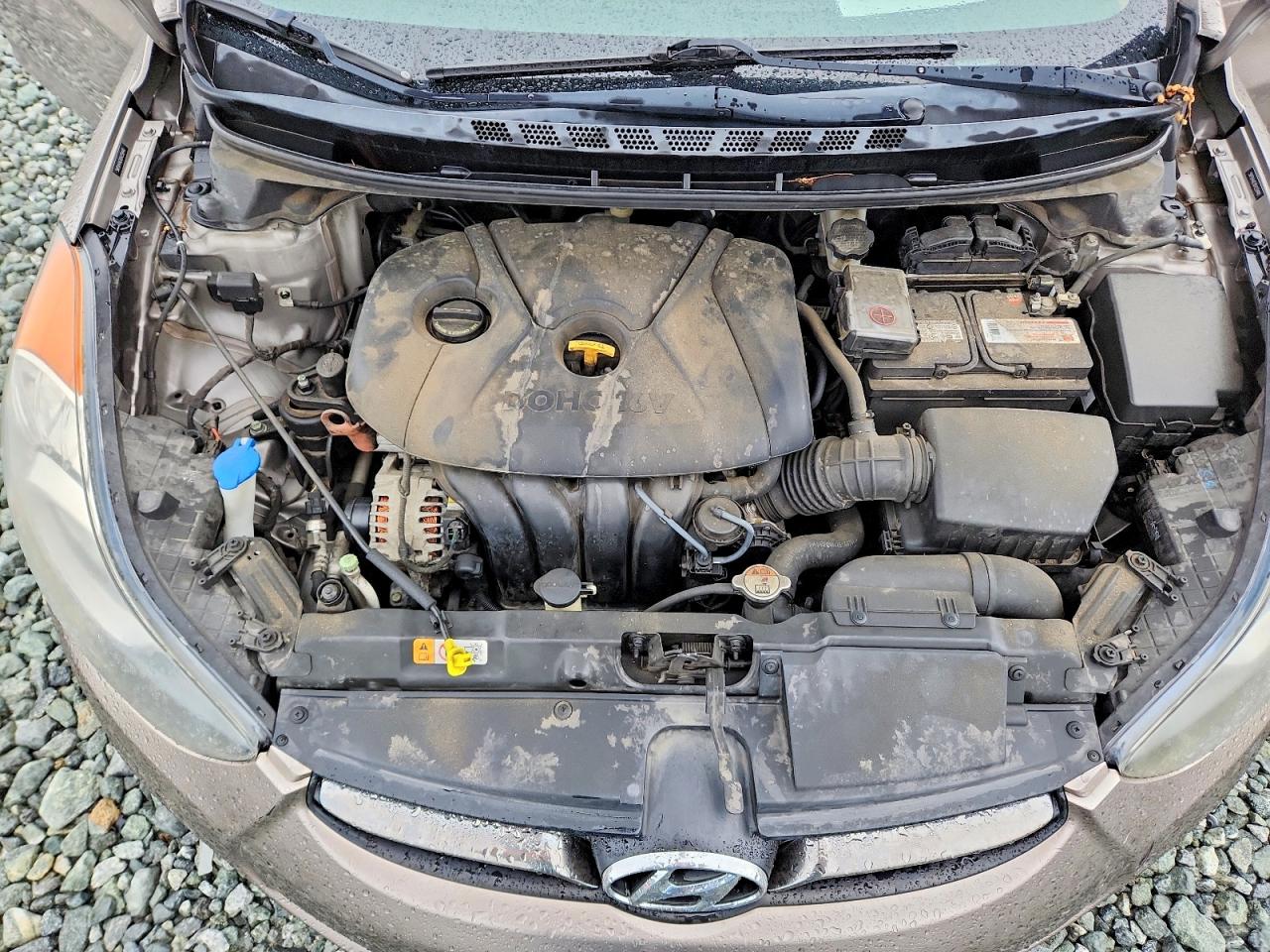 2013 Hyundai Elantra Limited Желто-коричневый vin: 5NPDH4AEXDH259440