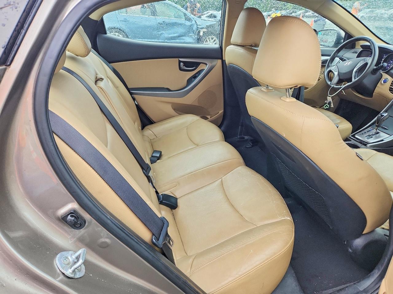 2013 Hyundai Elantra Limited Желто-коричневый vin: 5NPDH4AEXDH259440