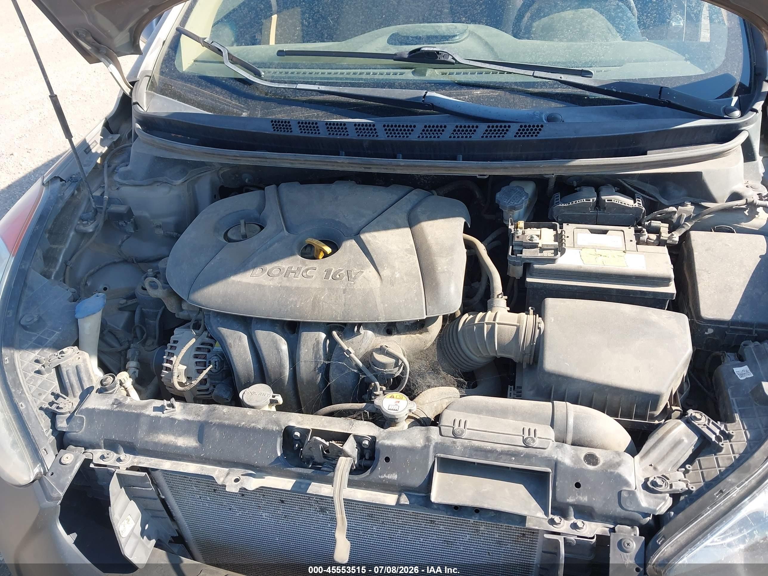 2013 Hyundai Elantra Limited Gray vin: 5NPDH4AEXDH259664