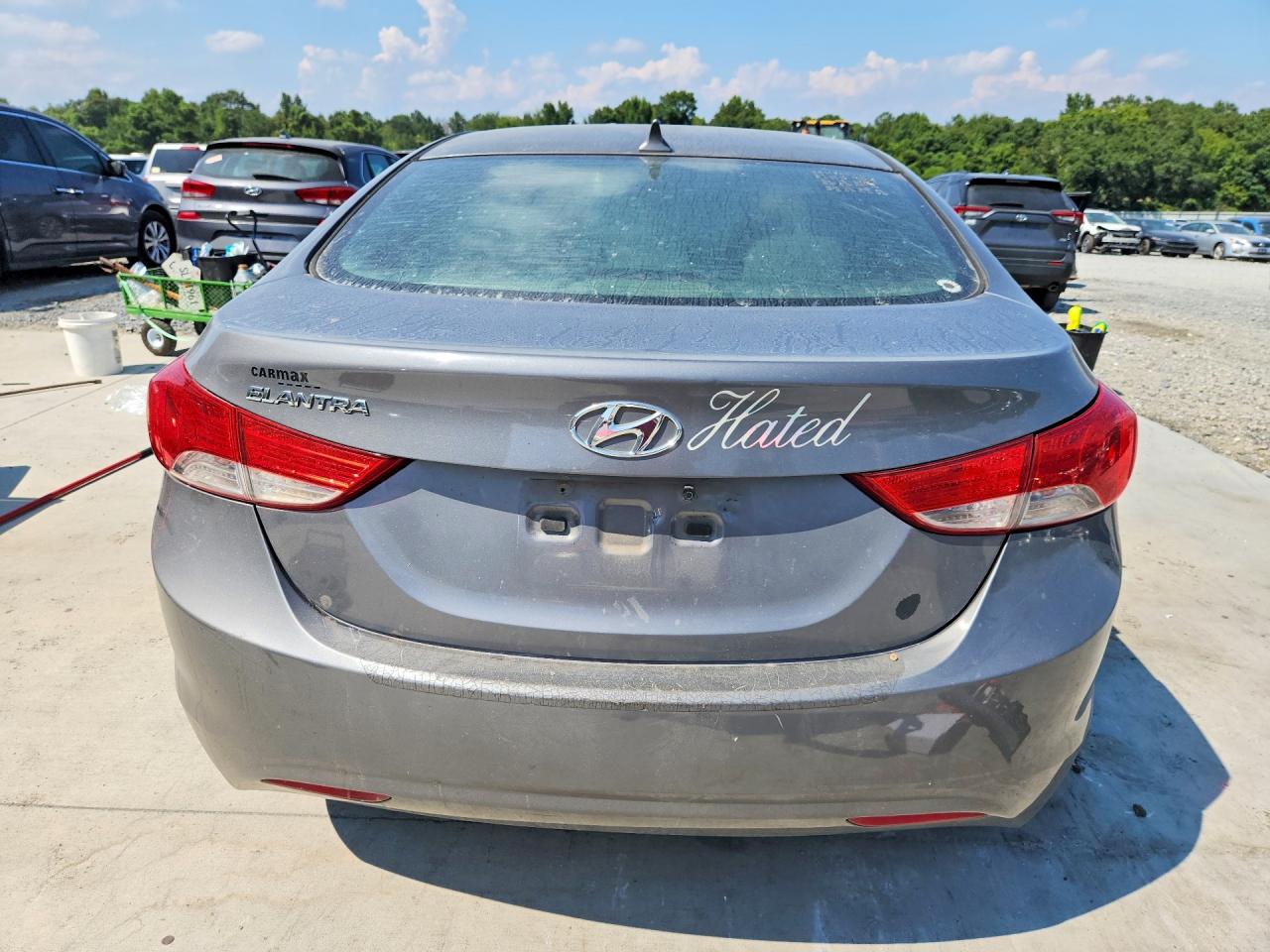 2013 Hyundai Elantra Gls Серый vin: 5NPDH4AEXDH270180