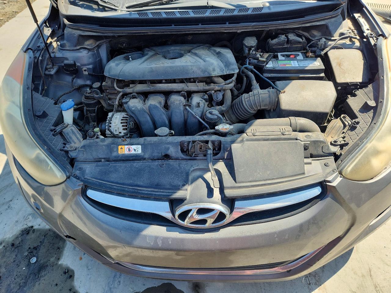 2013 Hyundai Elantra Gls Серый vin: 5NPDH4AEXDH270180