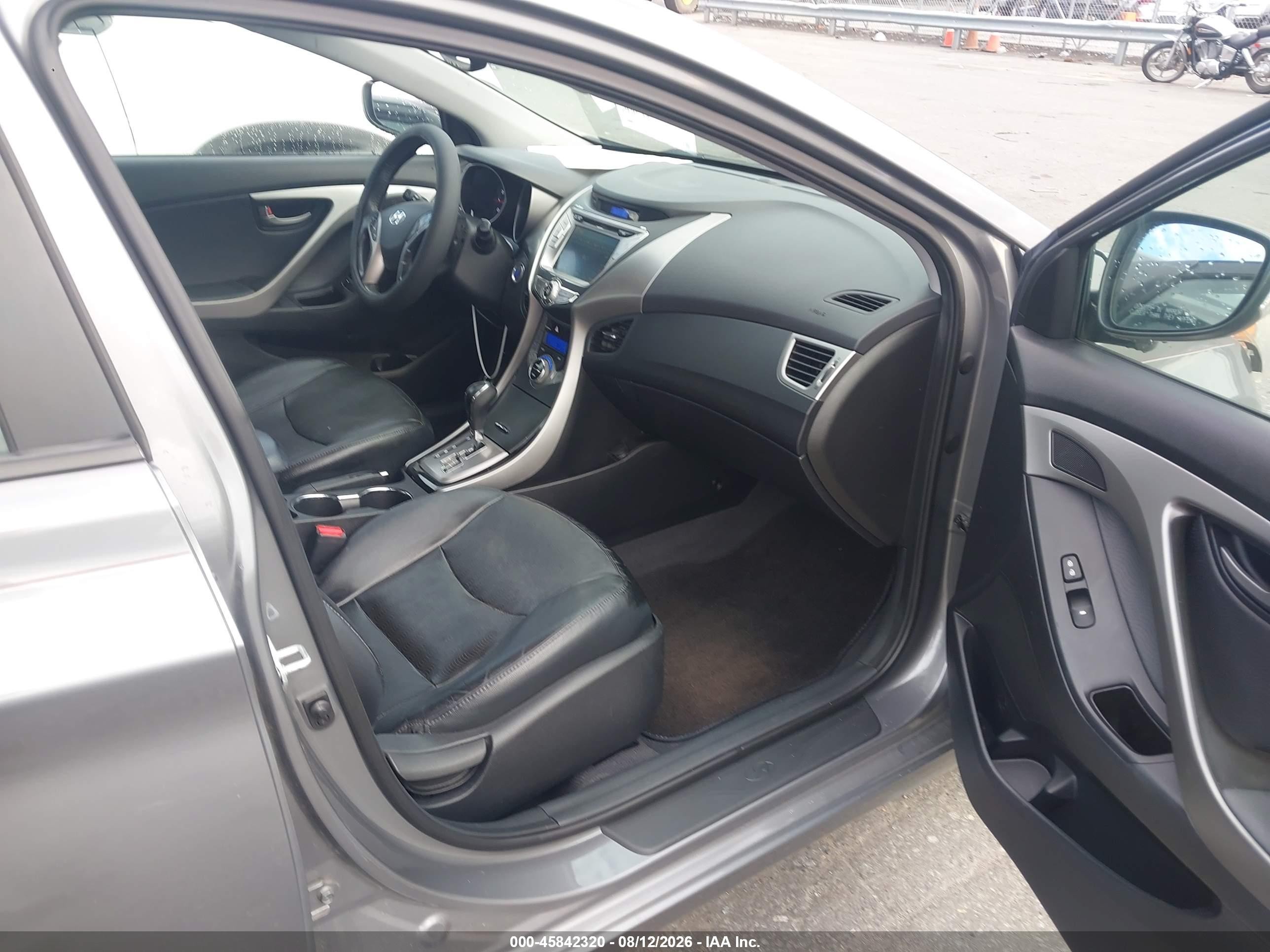 2013 Hyundai Elantra Limited Серый vin: 5NPDH4AEXDH282653