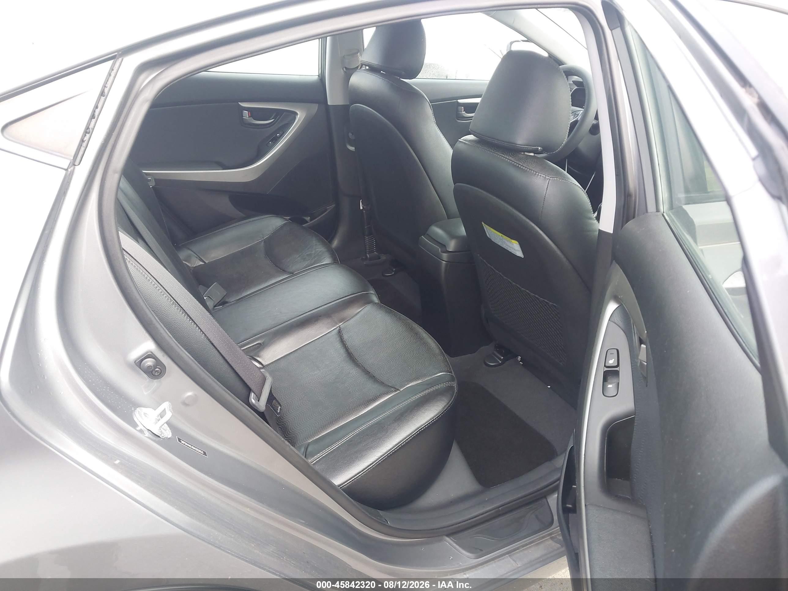 2013 Hyundai Elantra Limited Серый vin: 5NPDH4AEXDH282653
