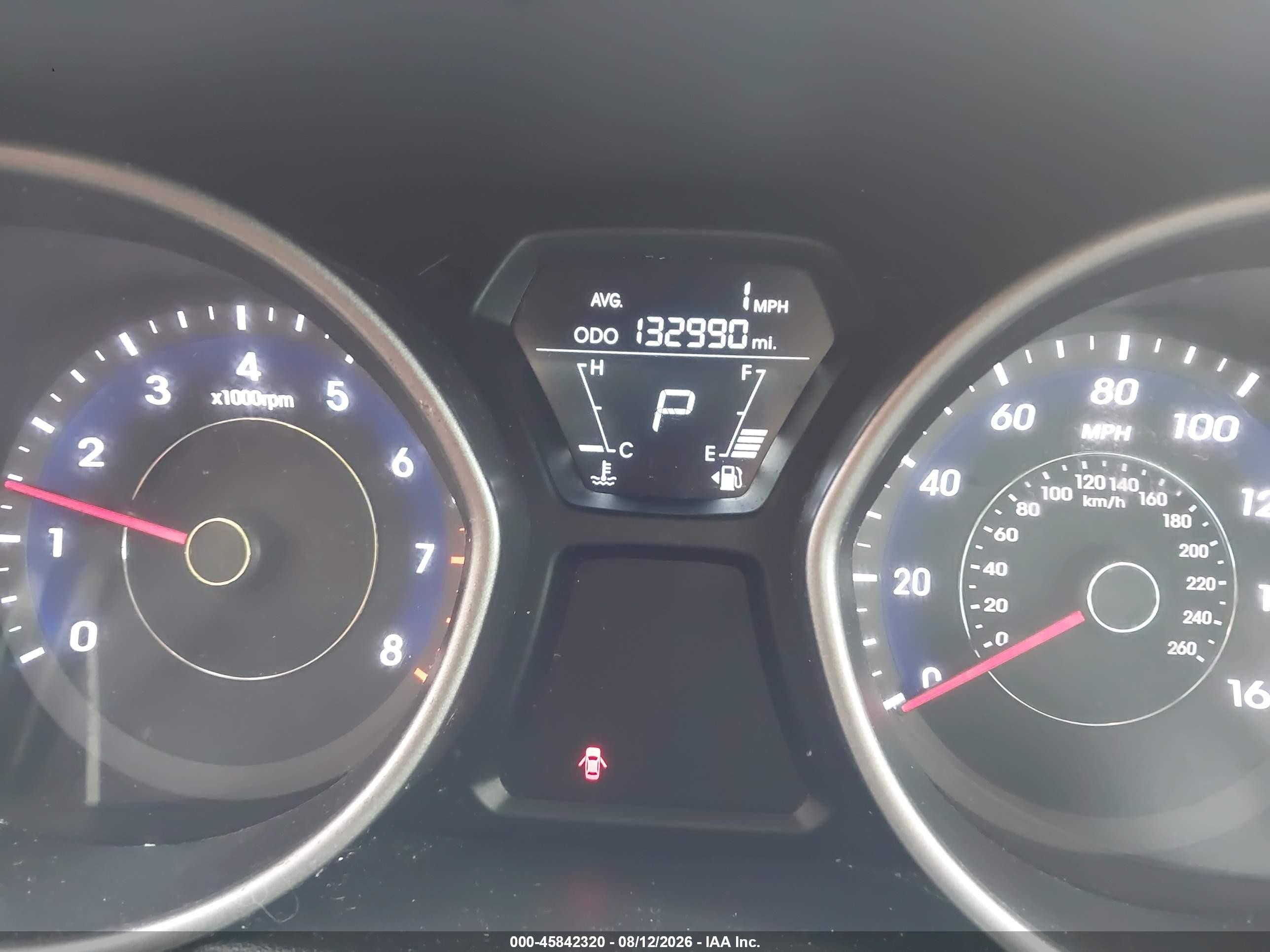 2013 Hyundai Elantra Limited Серый vin: 5NPDH4AEXDH282653
