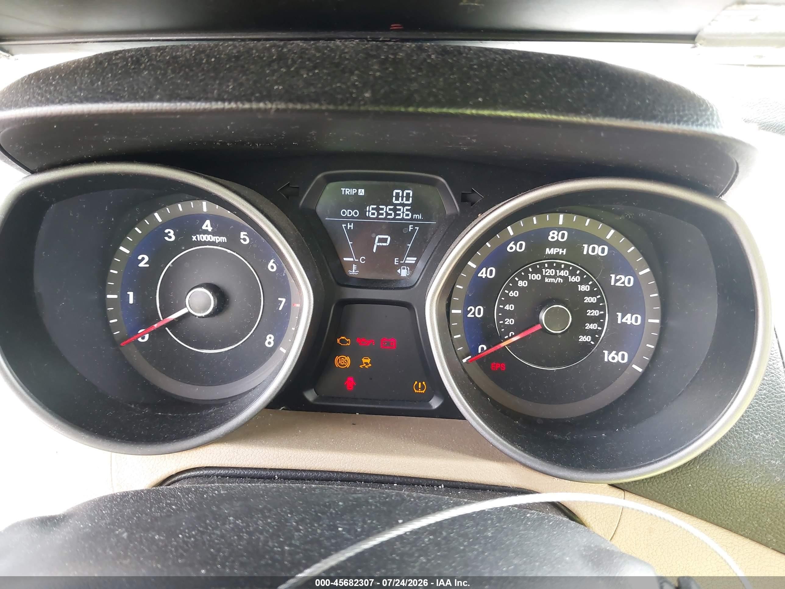 2013 Hyundai Elantra Gls Белый vin: 5NPDH4AEXDH282765
