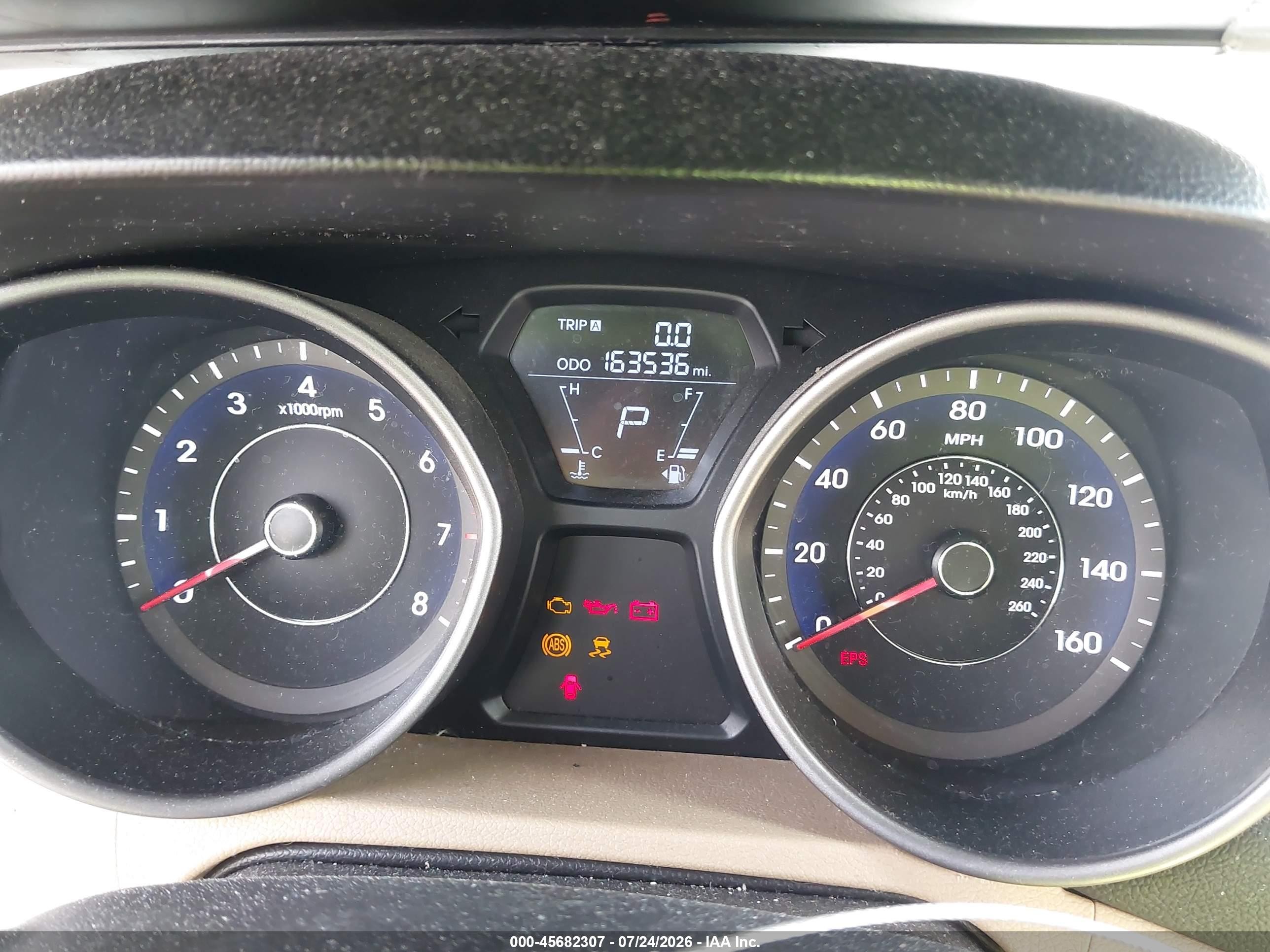 2013 Hyundai Elantra Gls Белый vin: 5NPDH4AEXDH282765